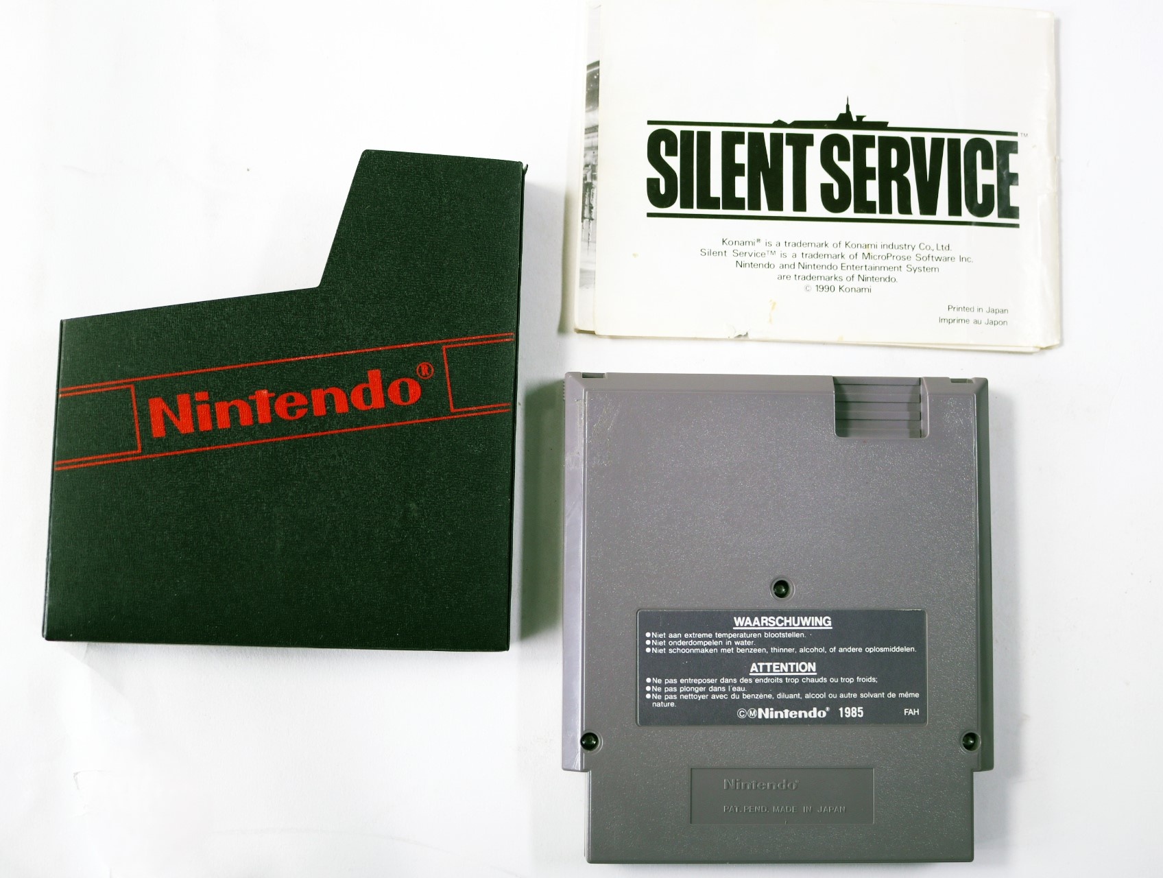 NES - Silent Service [met boekje] - productfoto 2