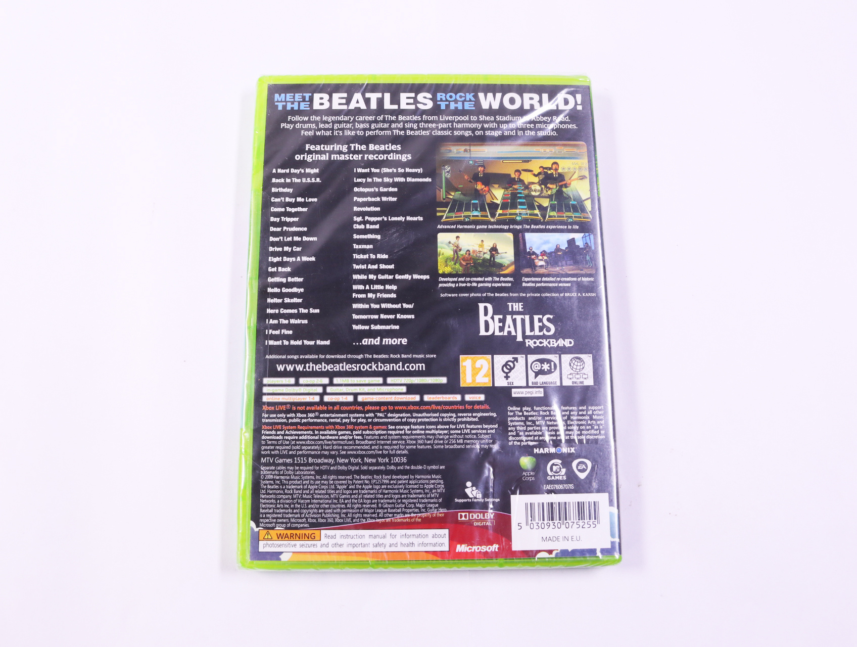 Xbox 360 - The Beatles: Rock Band - productfoto 2
