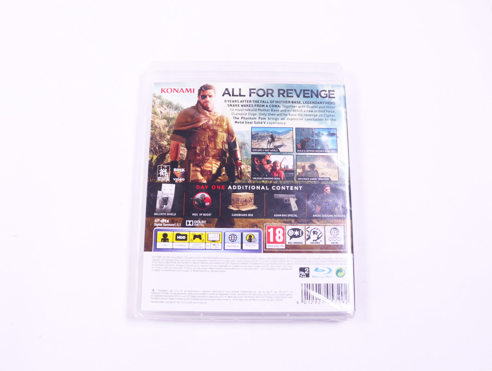 PlayStation 3 - Metal Gear Solid V: The Phantom Pain - productfoto 2