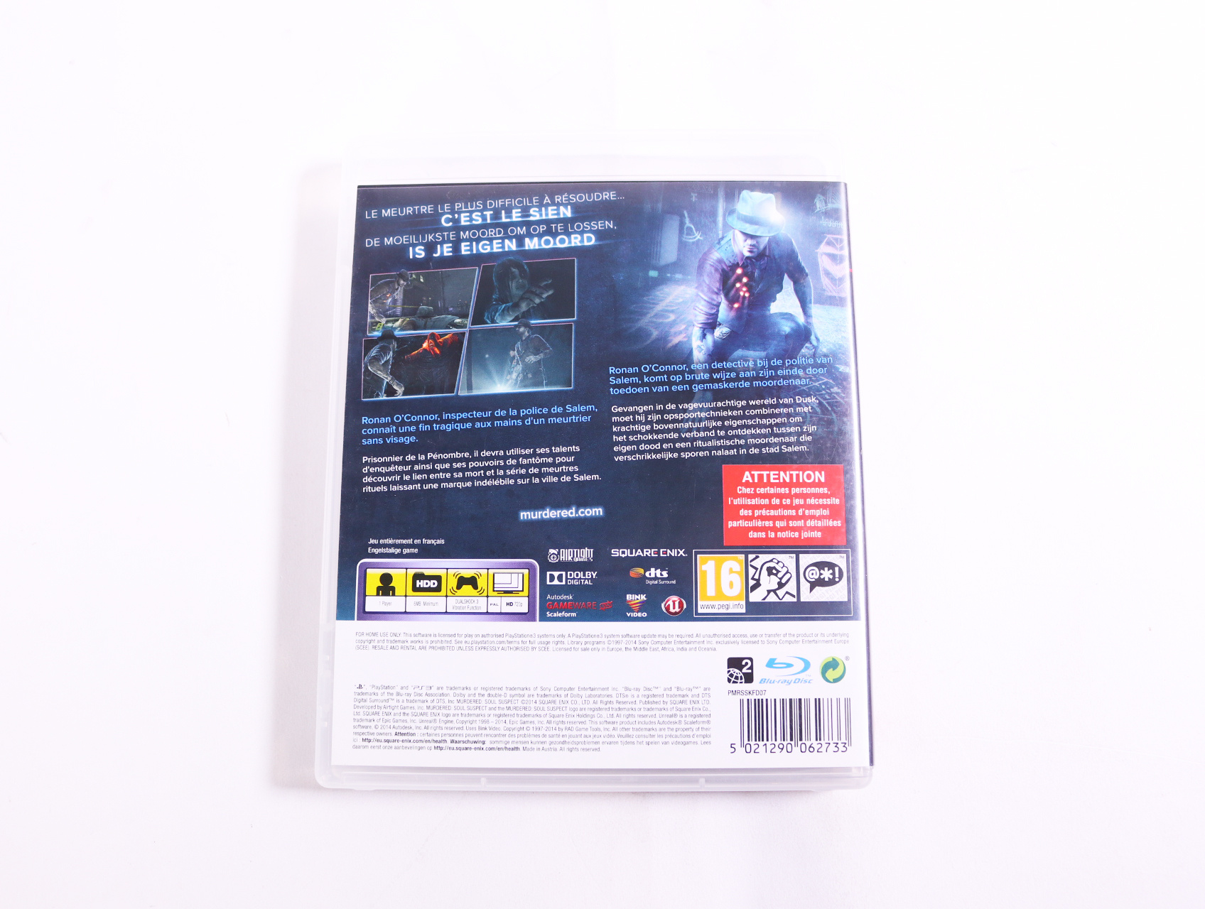 PlayStation 3 - Murdered: Soul Suspect - productfoto 2