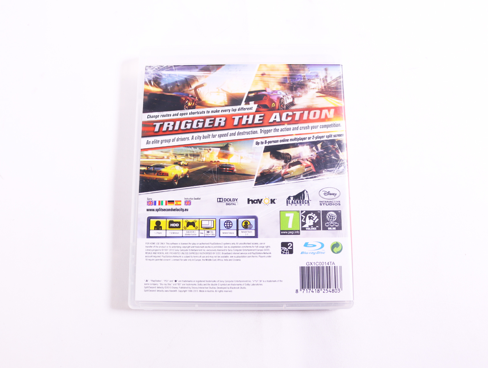 Playstation 3 - Split/Second: Velocity - productfoto 2