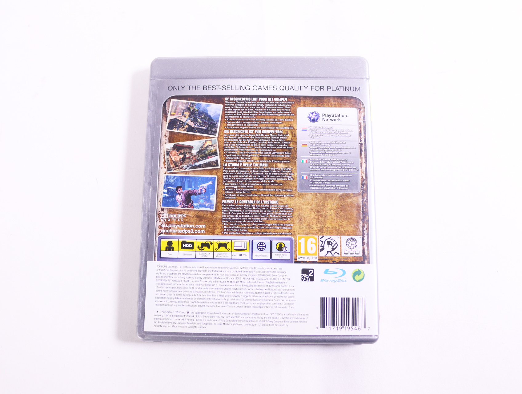 Playstation 3 - Uncharted 2: Among Thieves [Platinum] - productfoto 2