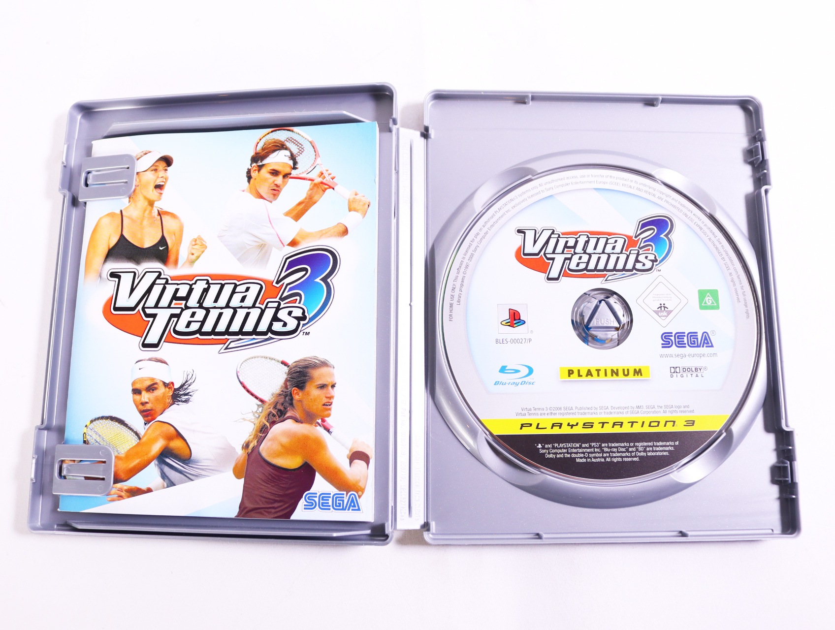 PlayStation 3 - Virtua Tennis 3 [Platinum] - productfoto 3