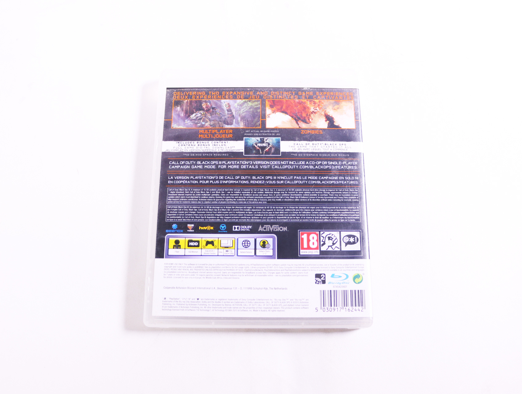 PlayStation 3 - Call of Duty: Black Ops III - productfoto 2
