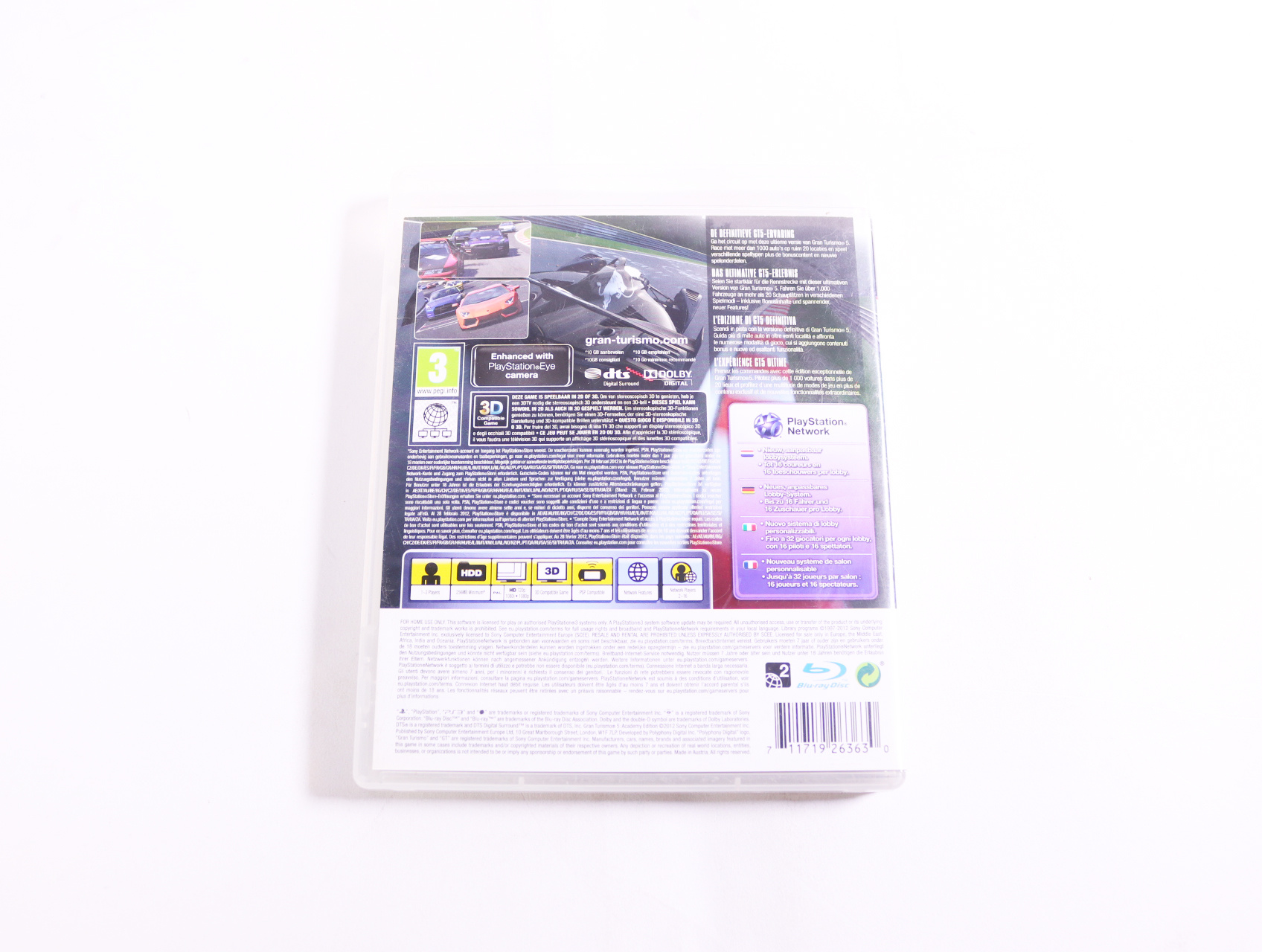 PlayStation 3 - Gran Turismo 5: Academy Edition - productfoto 2