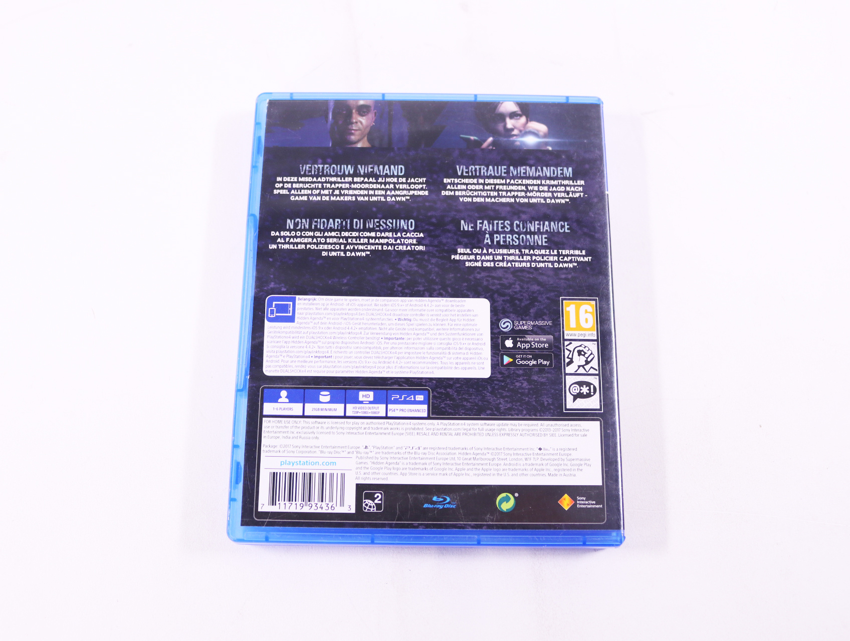 PlayStation 4 - Hidden Agenda [Gebruikt] - Gebruikt - productfoto 2