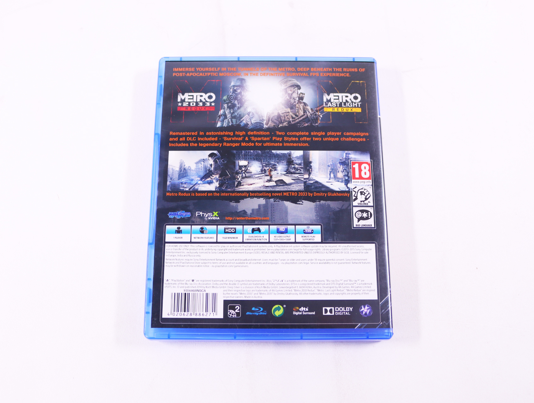 Playstation 4 - Metro Redux [Gebruikt] - Gebruikt - productfoto 2