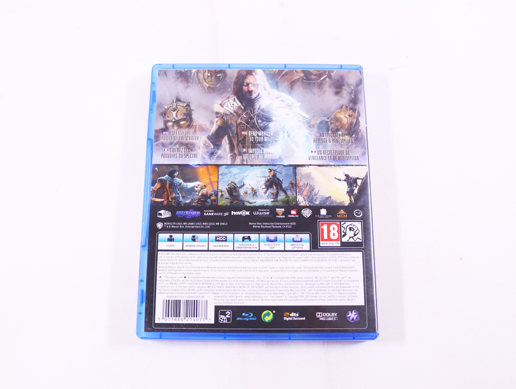 PlayStation 4 - Shadow of Mordor [Game of the Year Edition] [Gebruikt] - Gebruikt - productfoto 2