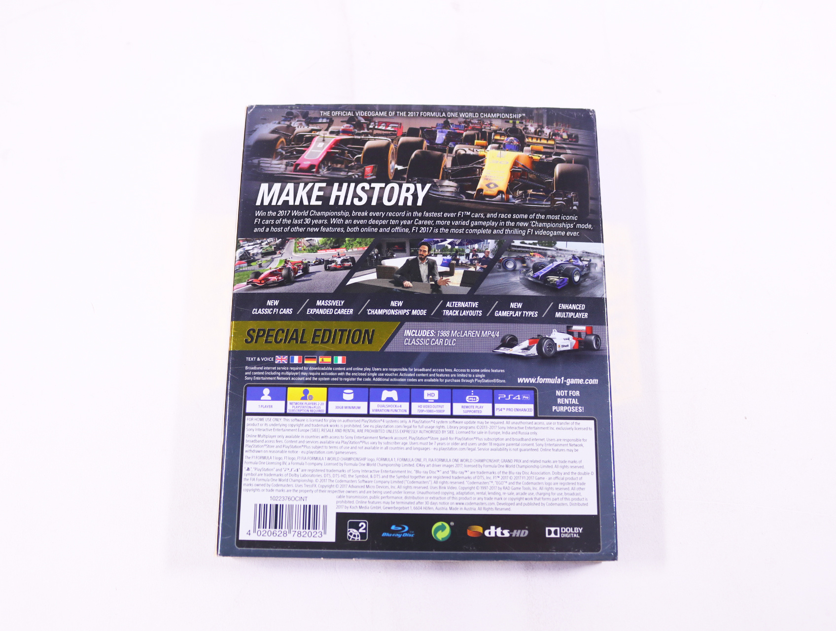 PlayStation 4 - F1 2017 [Special Edition] [Gebruikt] - Gebruikt - productfoto 2