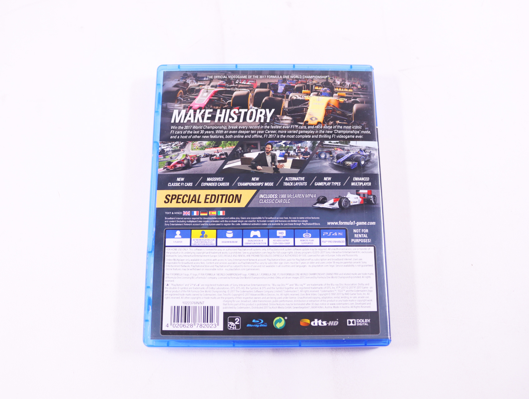 PlayStation 4 - F1 2017 [Special Edition] [Gebruikt] - Gebruikt - productfoto 4