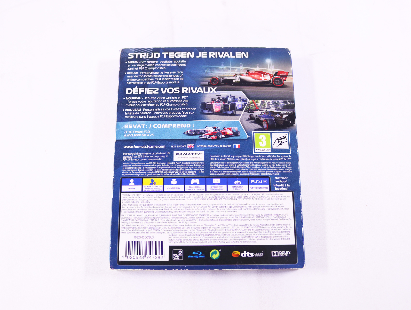 Playstation 4 - F1 2019 (Anniversary Edtion) - productfoto 2