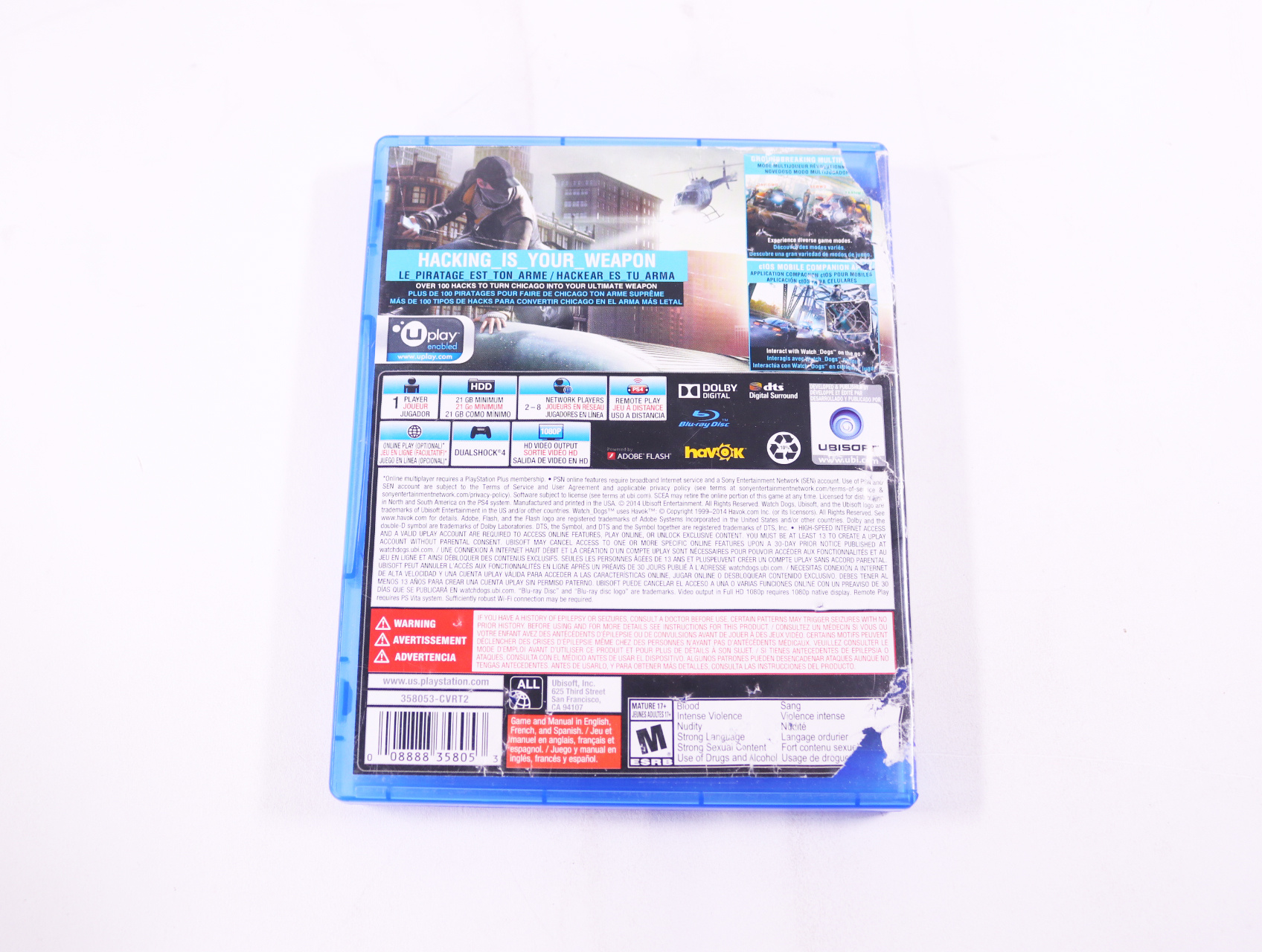 Playstation 4 - Watch Dogs - productfoto 2