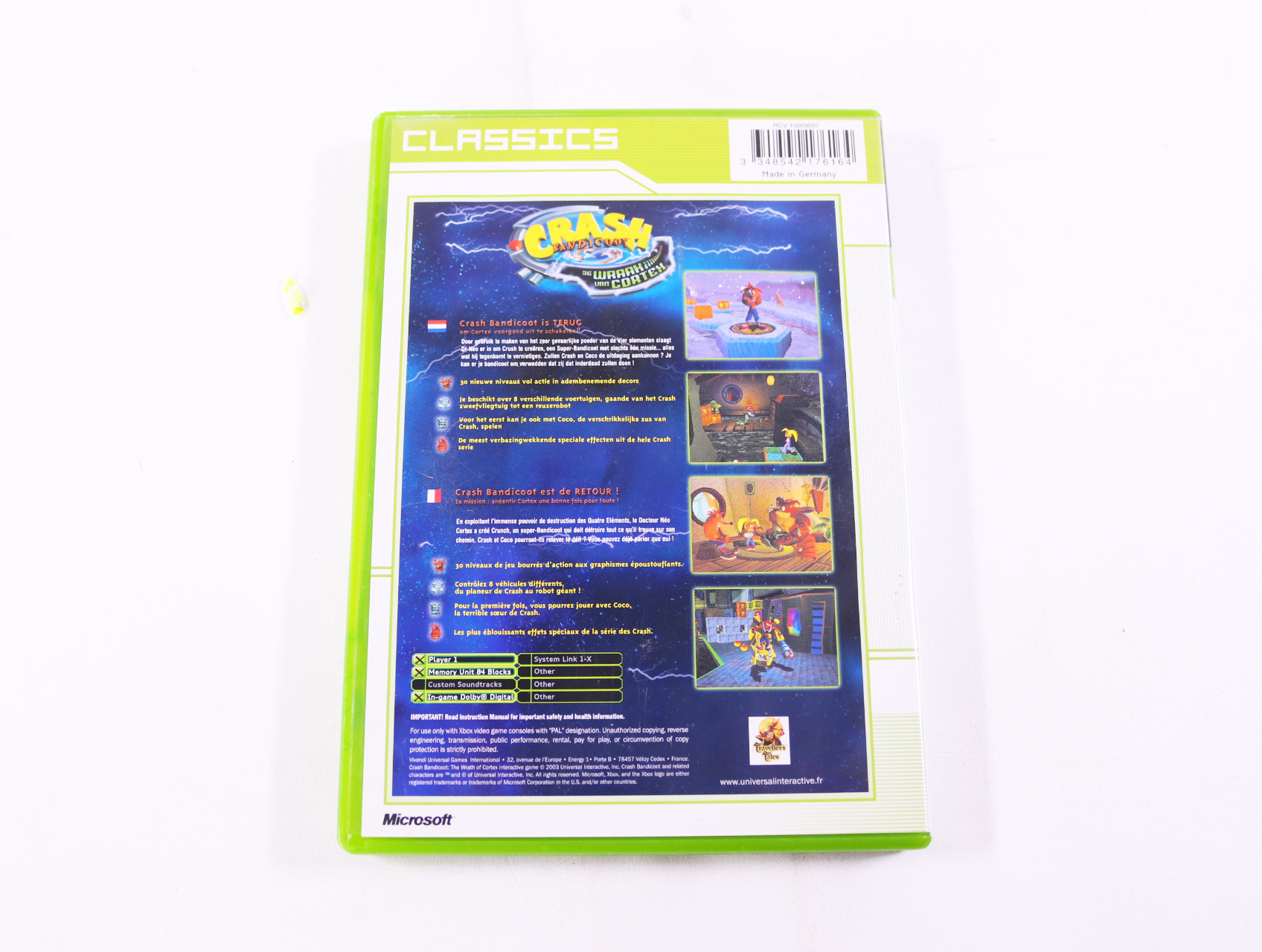 Xbox Classic - Crash Bandicoot: The Wrath of Cortex [Classics] - productfoto 2