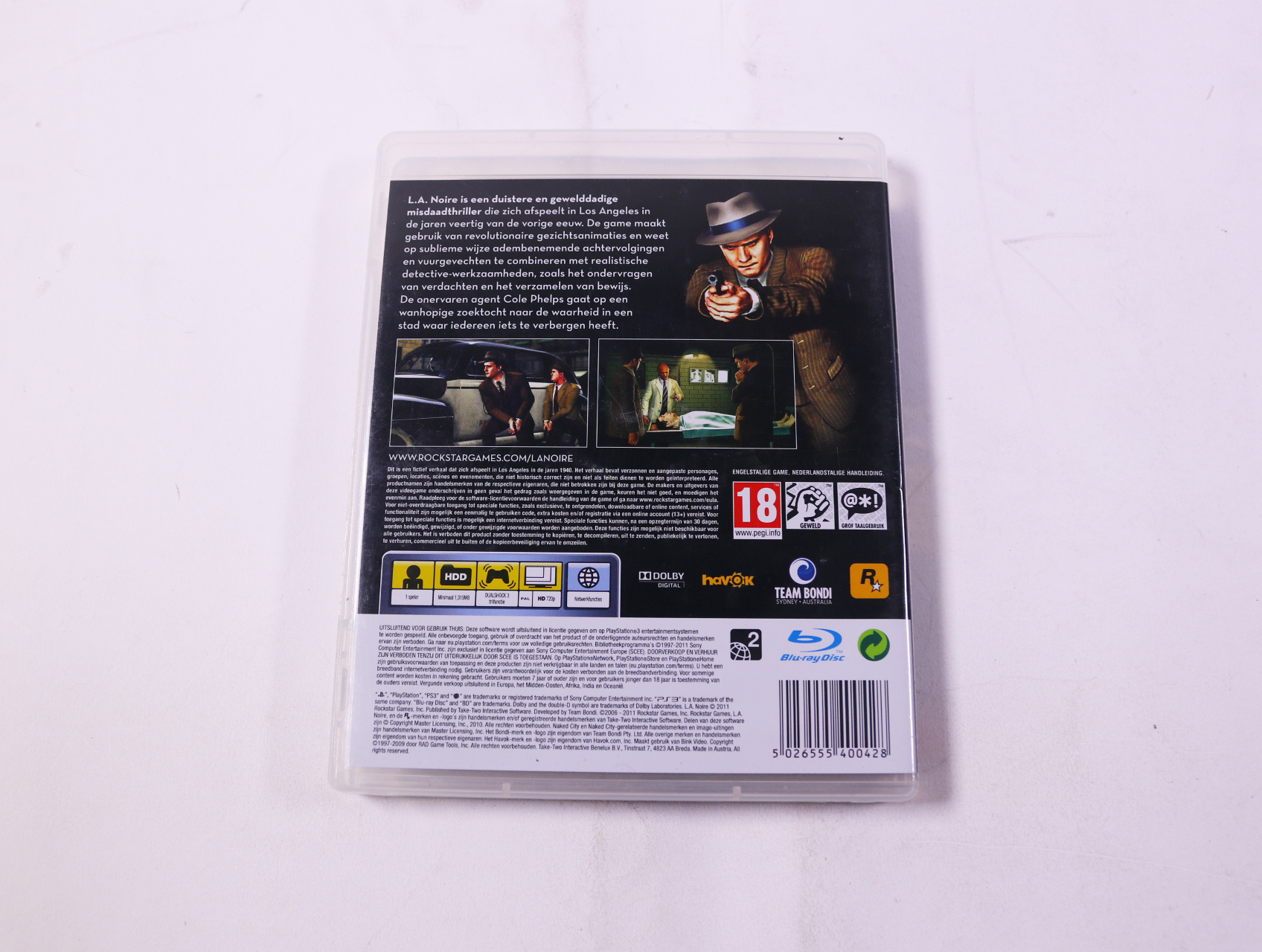 PlayStation 3 - L.A. Noire - productfoto 3