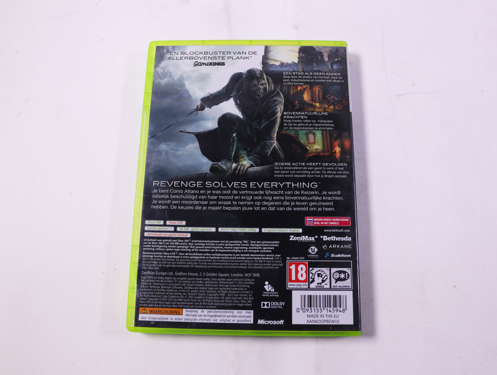 Xbox 360 - Dishonored - productfoto 3