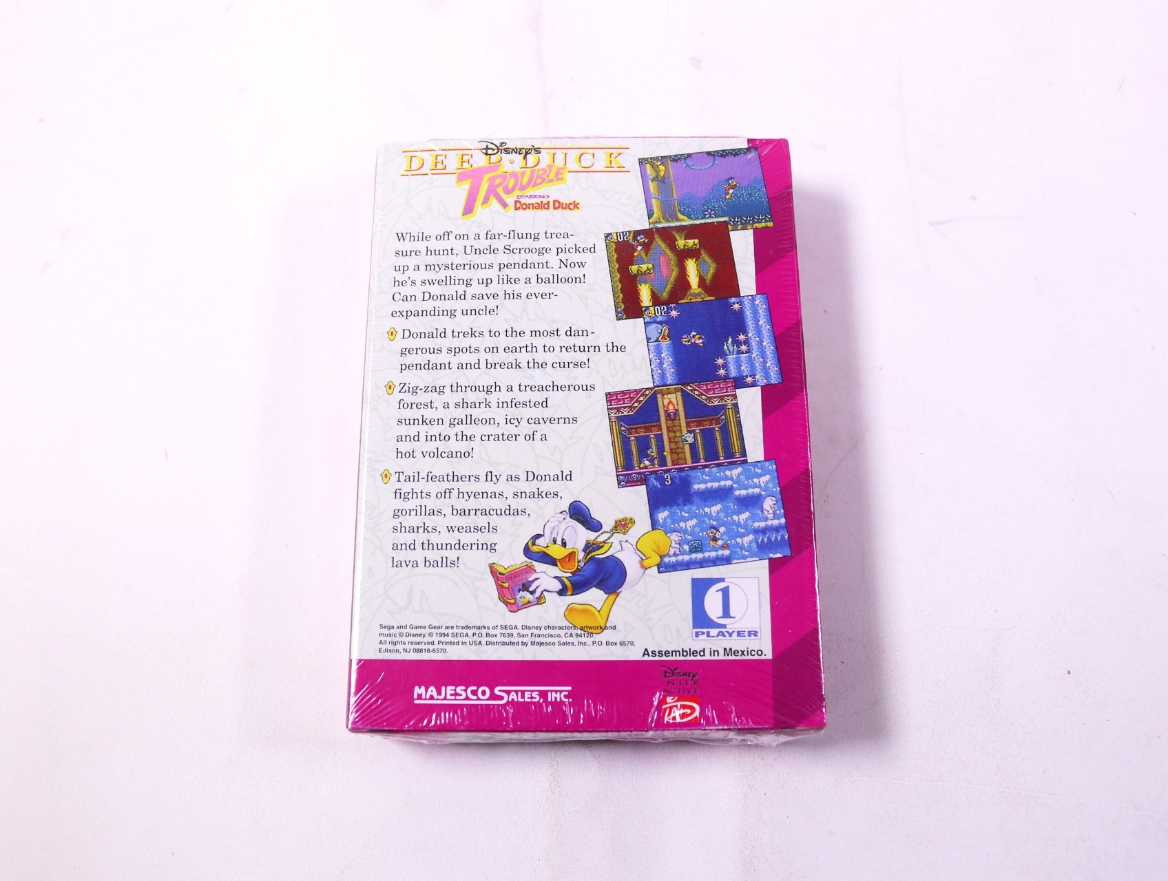 SEGA Game Gear - Deep Duck Trouble Starring Donald Duck [sealed] - productfoto 2