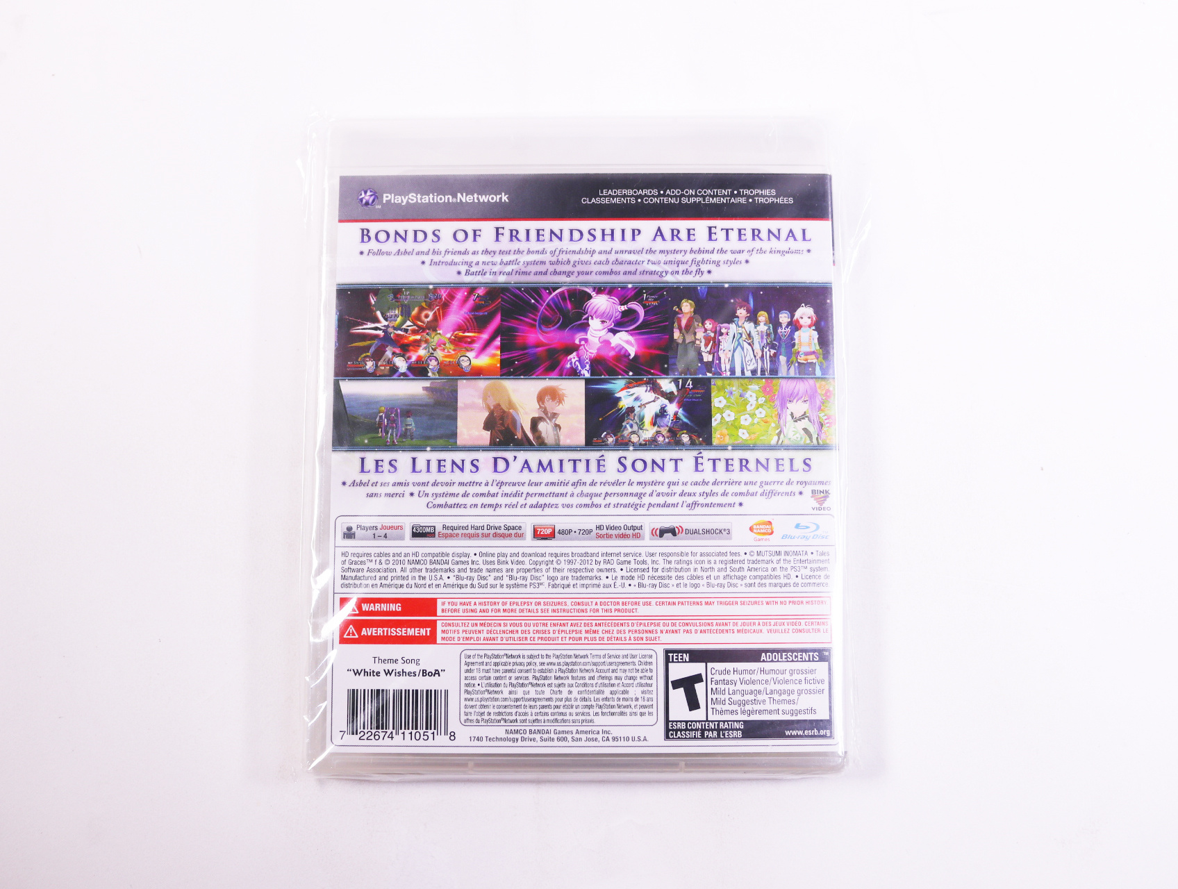 PlayStation 3 - Tales of Graces [Sealed] - Namco Tales Studio - productfoto 2