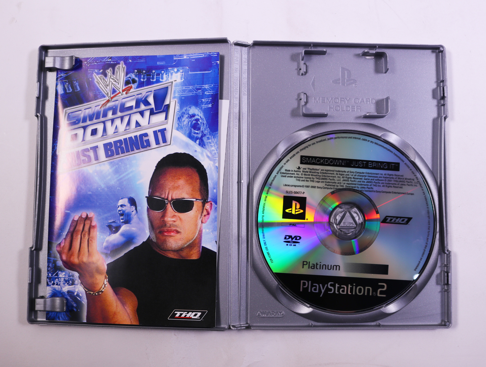 Playstation 2 - WWF SmackDown! Just Bring It [Platinum] - productfoto 3