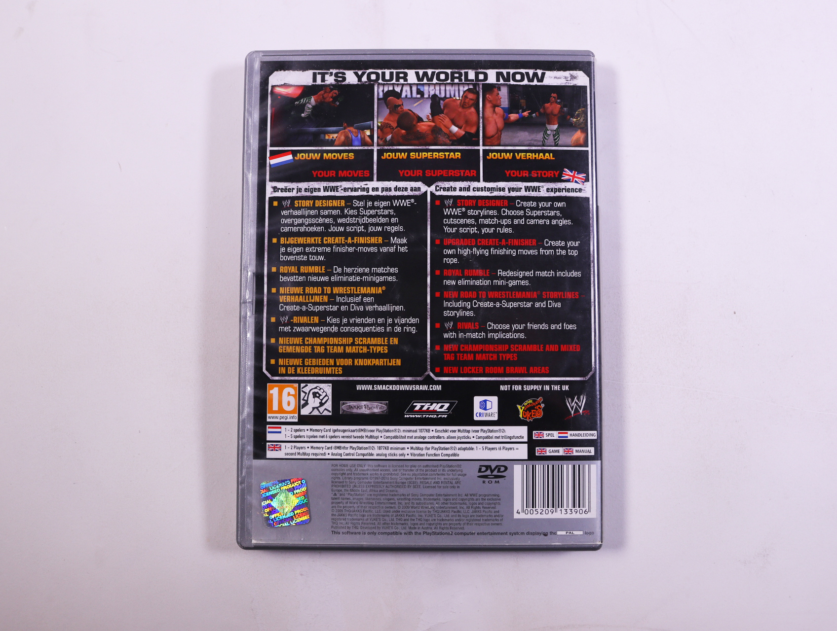 PlayStation 2 - WWE SmackDown vs. Raw 2010 [Platinum] - productfoto 2