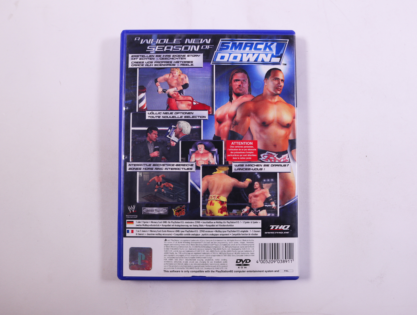 Playstation 2 - WWE SmackDown! Shut Your Mouth - productfoto 2