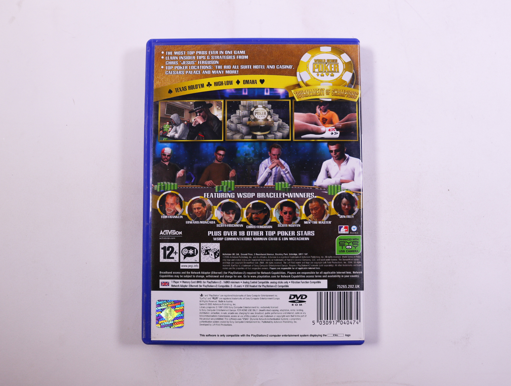PlayStation 2 - World Series of Poker: Tournament of Champions 2007 Edition - productfoto 2