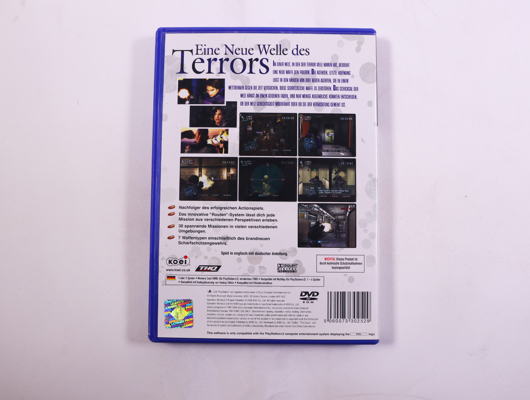 PlayStation 2 - WinBack 2: Project Poseidon - productfoto 2