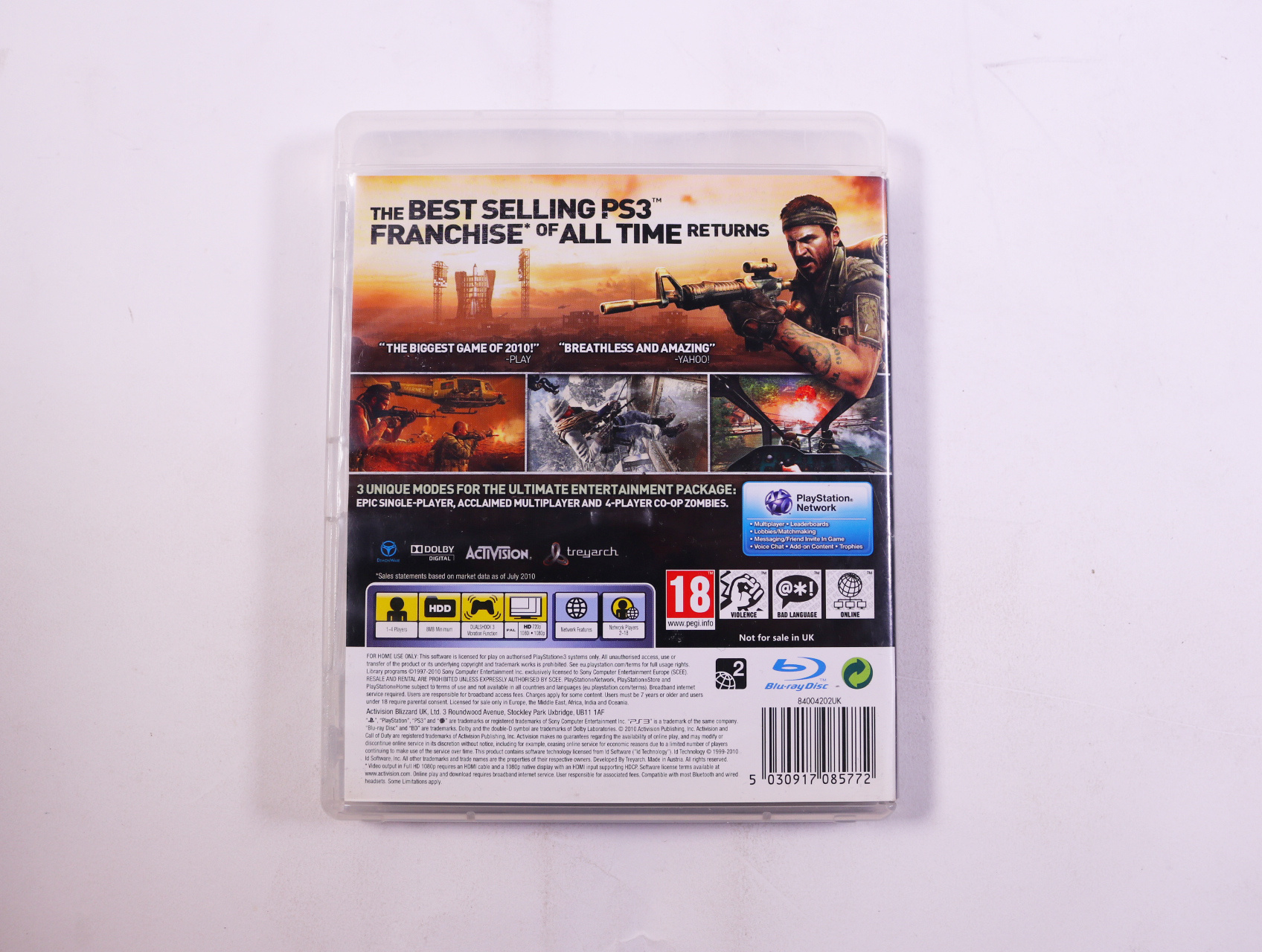 PlayStation 3 - Call of Duty: Black Ops - productfoto 2