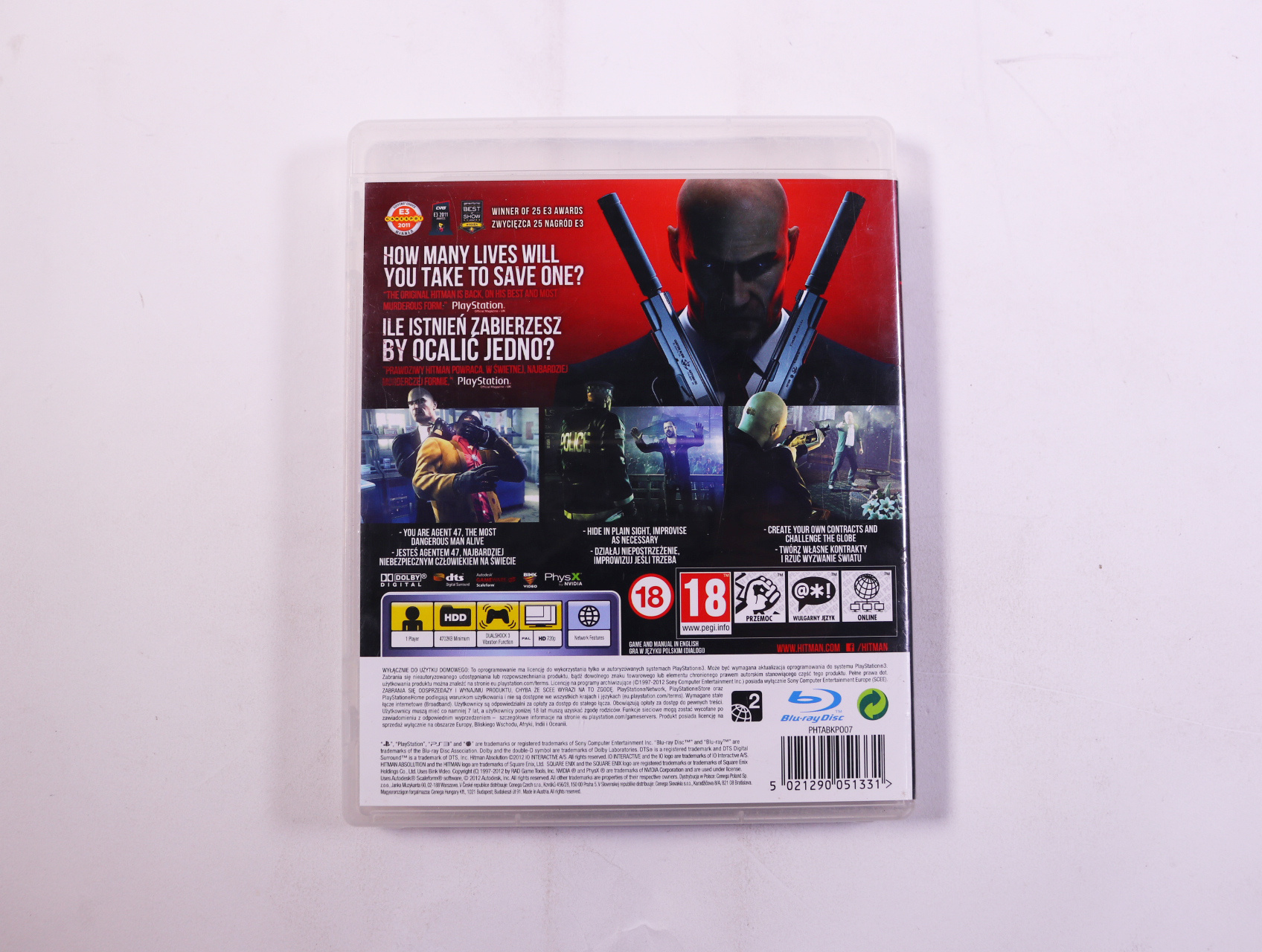 PlayStation 3 - Hitman: Absolution [No Manual] - productfoto 2