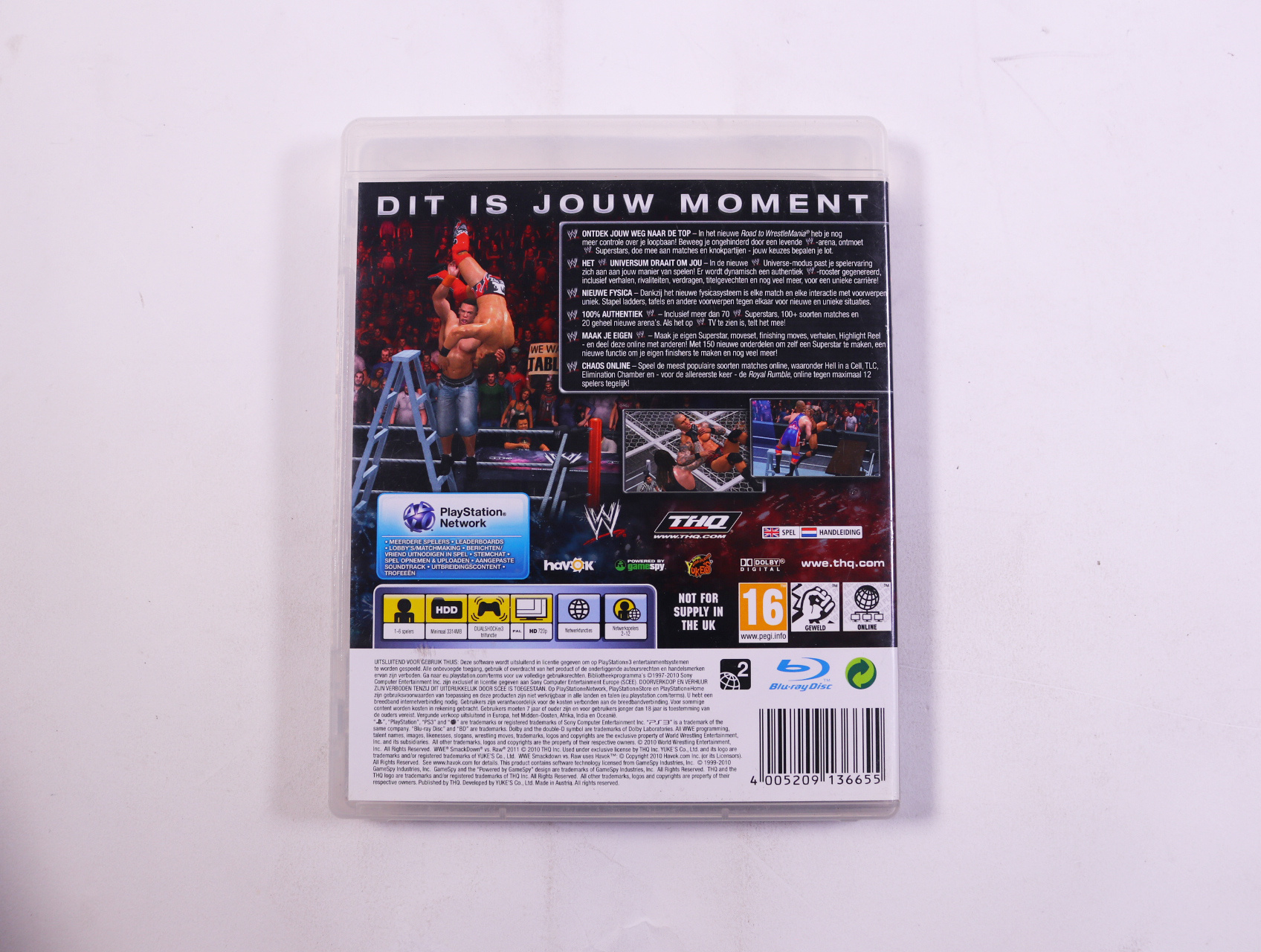 PlayStation 3 - WWE SmackDown vs. Raw 2011 - productfoto 2