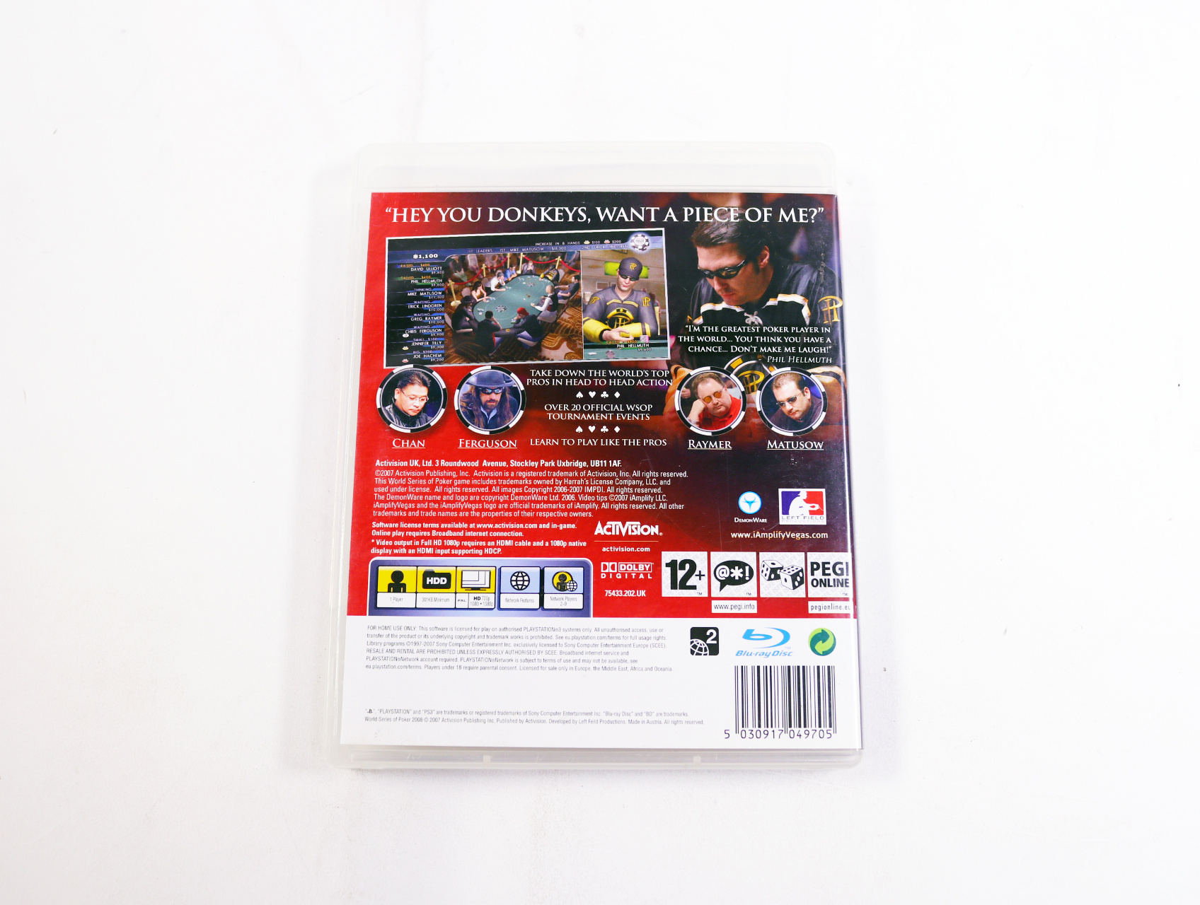 PlayStation 3 - World Series of Poker 2008 - productfoto 2