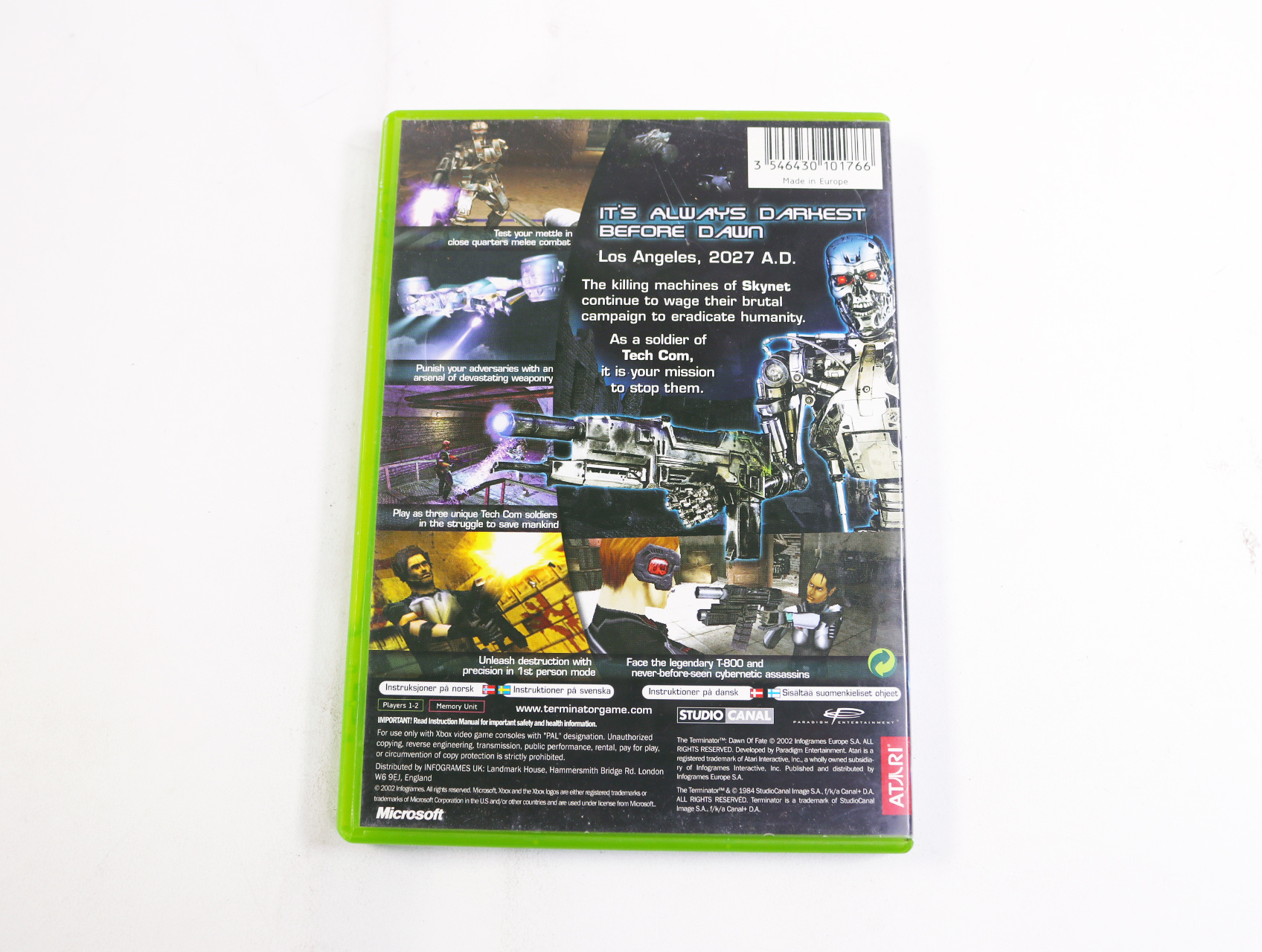Xbox Classic - The Terminator: Dawn of Fate - productfoto 2