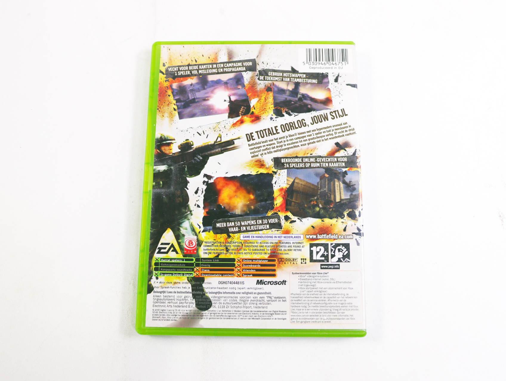 Xbox Classic - Battlefield 2: Modern Combat - productfoto 2