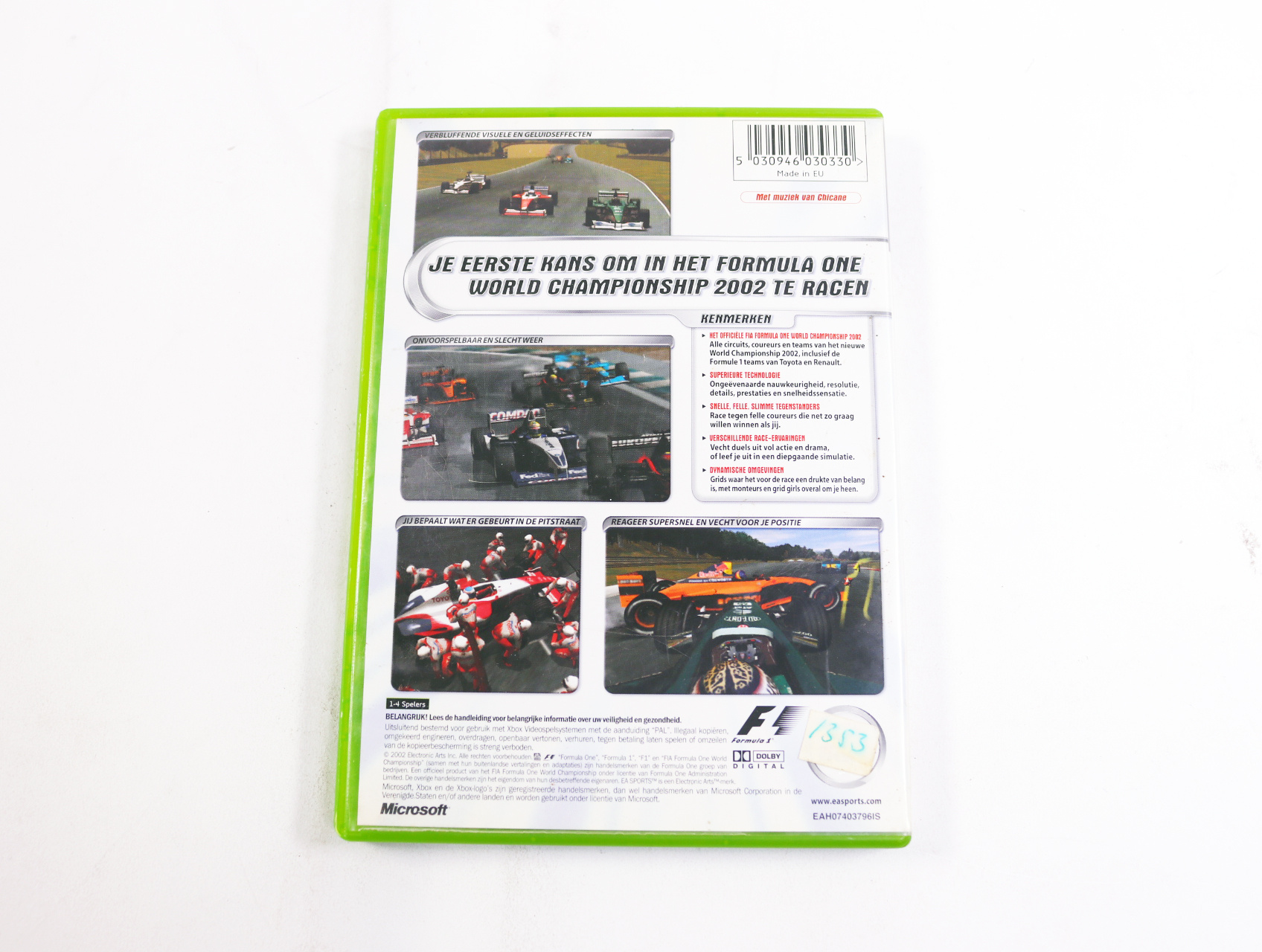 Xbox Classic - F1 2002 - productfoto 2