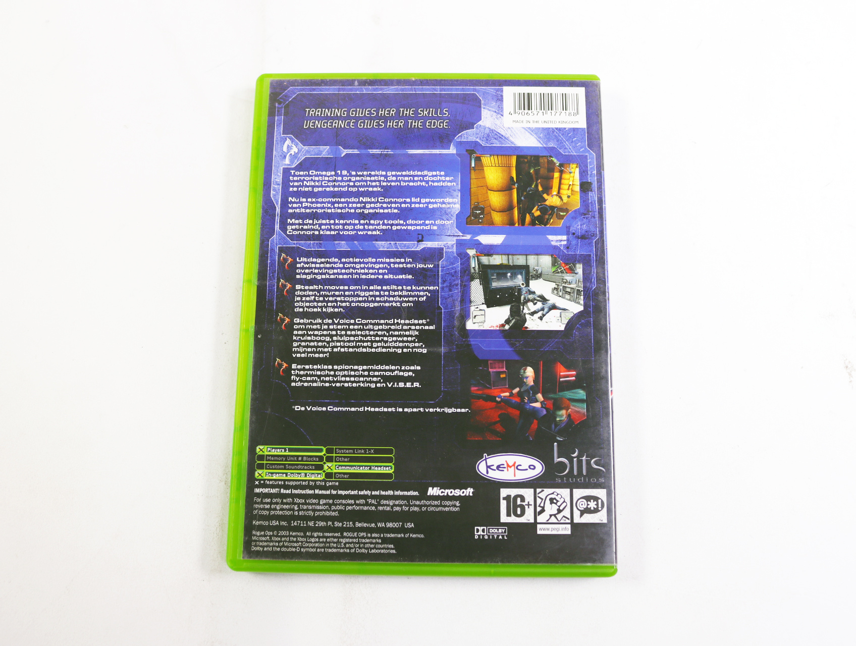 Xbox Classic - Rogue Ops - productfoto 2