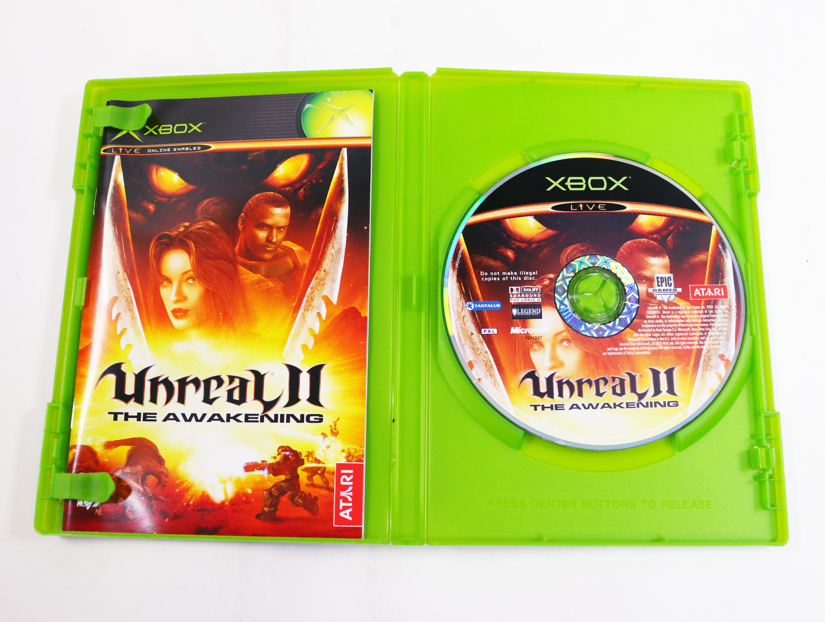 Xbox Classic - Unreal II: The Awakening - productfoto 2
