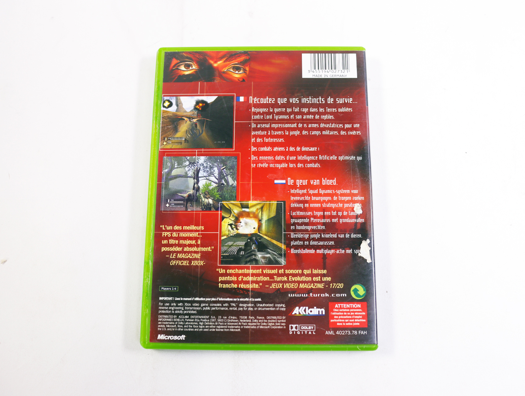 Xbox Classic - Turok: Evolution - productfoto 3