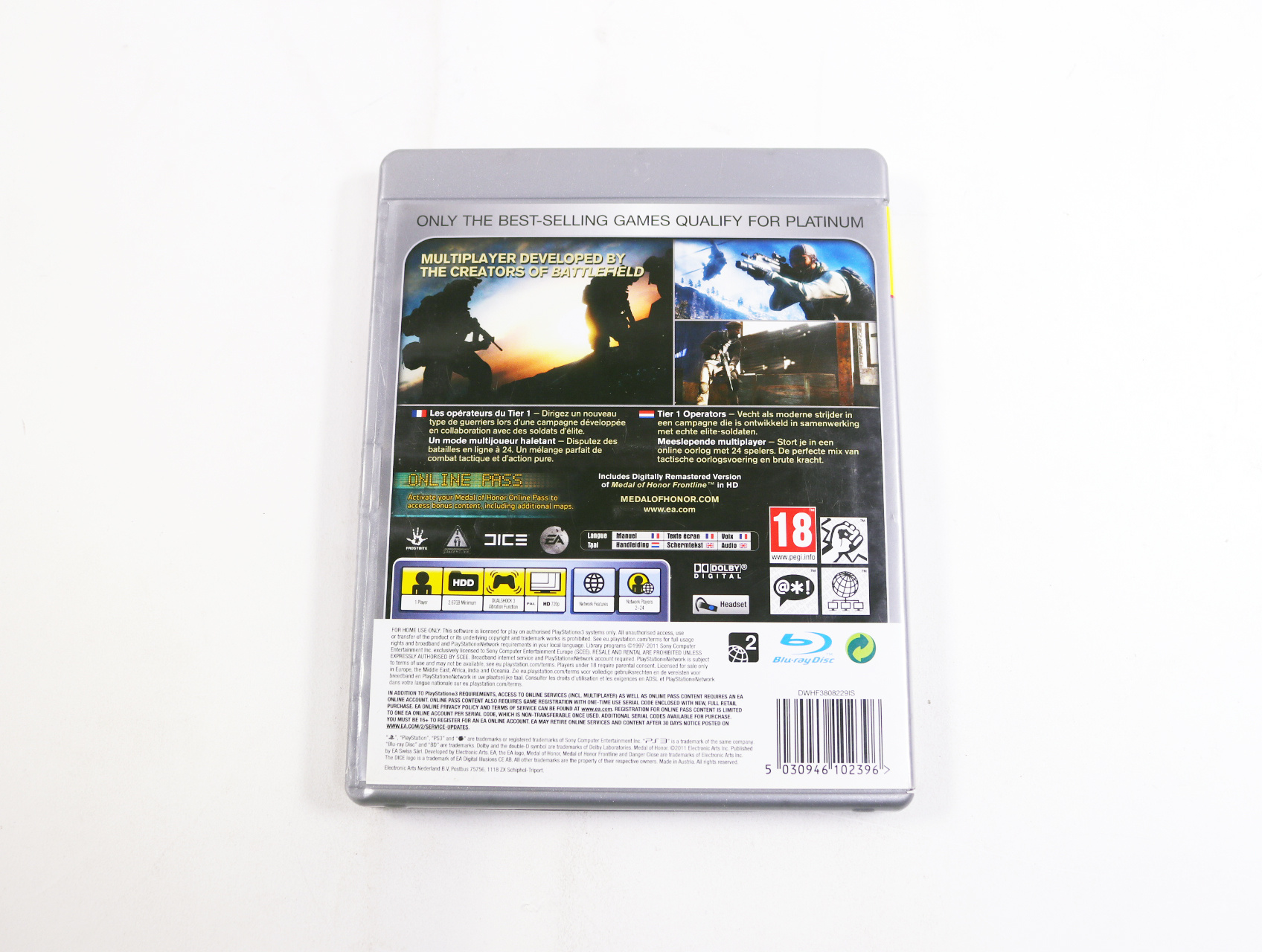 PlayStation 3 - Medal of Honor [Platinum] - productfoto 3