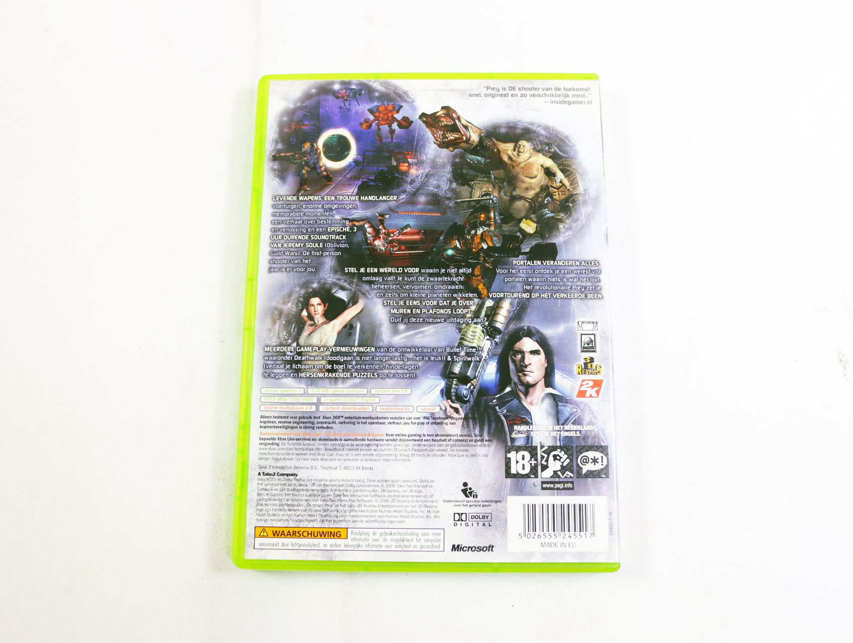 Xbox 360 - Prey - Human Head Studios - productfoto 2