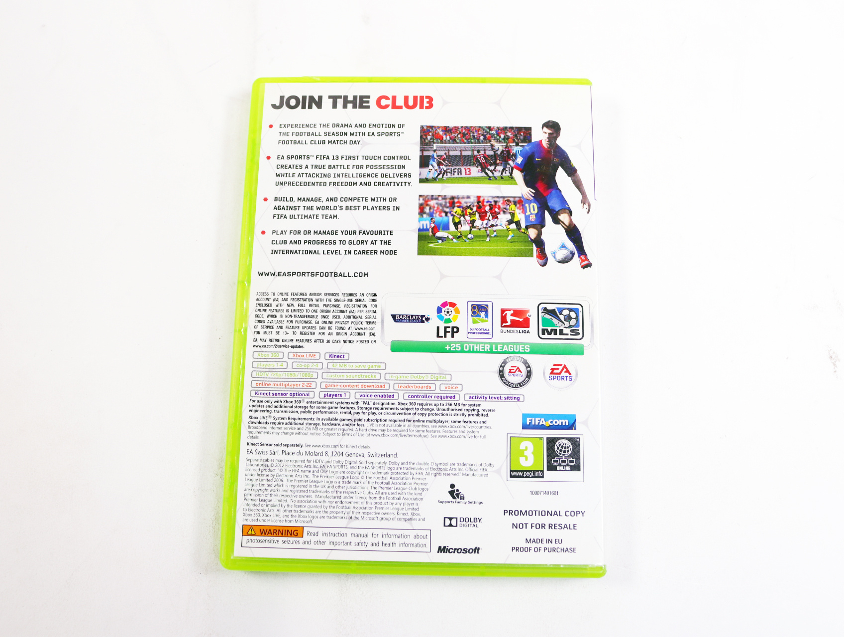 Xbox 360 - FIFA 13 [Promotion] [No Manual] - productfoto 2