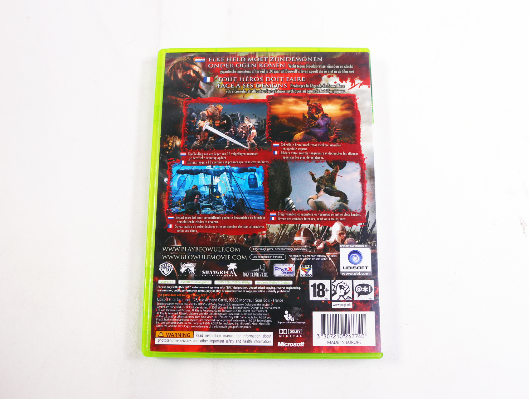 Xbox 360 - Beowulf: The Game - productfoto 2