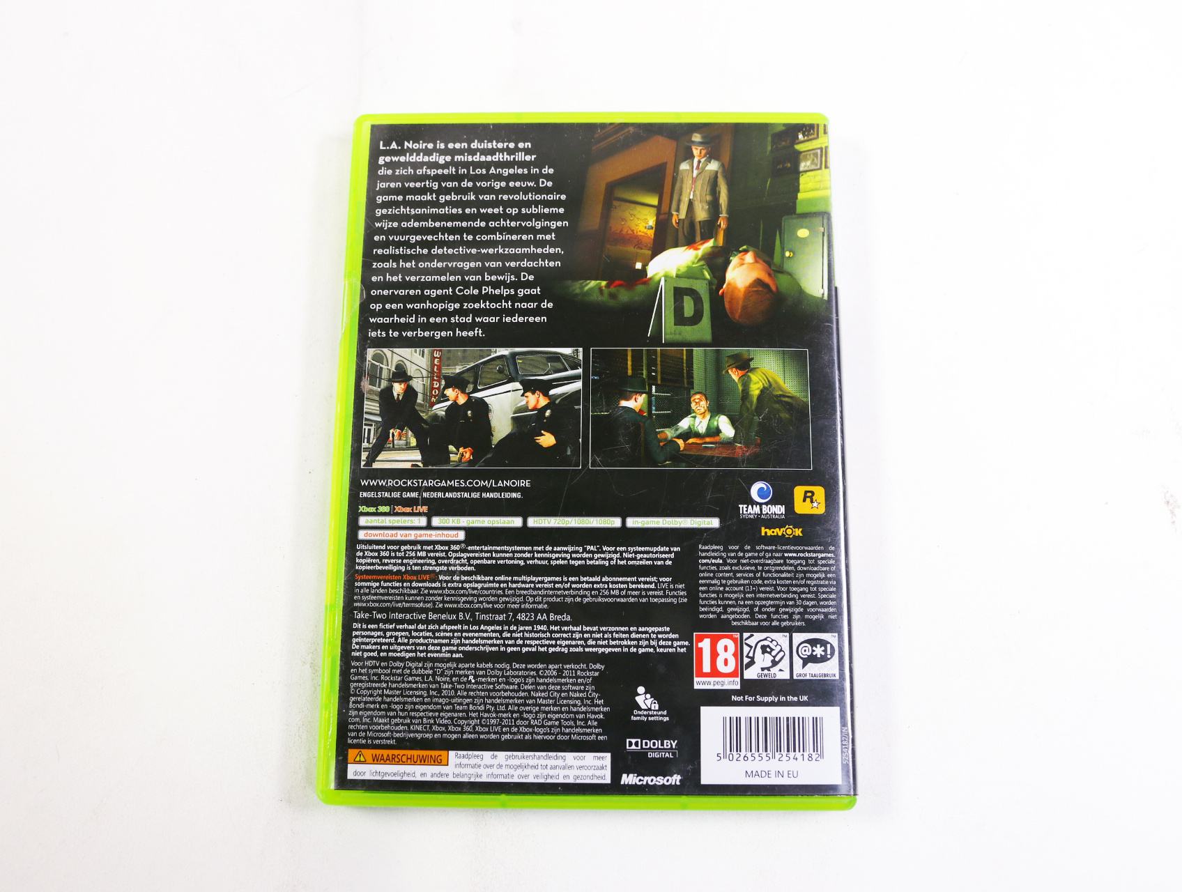 Xbox 360 - L.A. Noire - productfoto 2