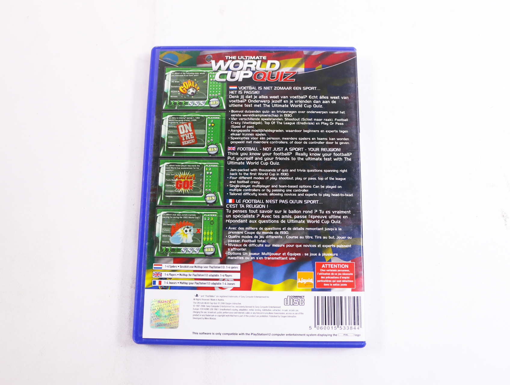 PlayStation 2 - World Cup Quiz - productfoto 2