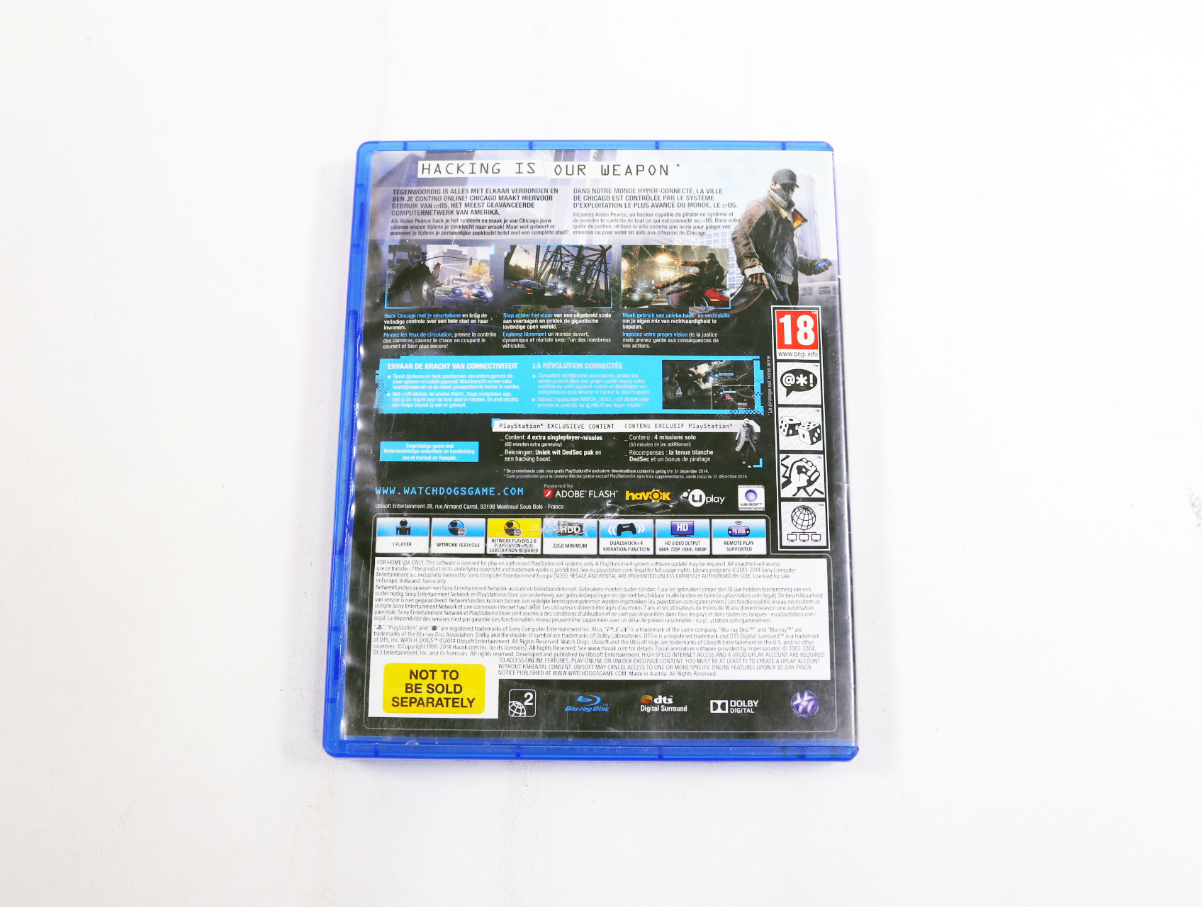 PlayStation 4 - Watch Dogs [Gebruikt] - Gebruikt - productfoto 3