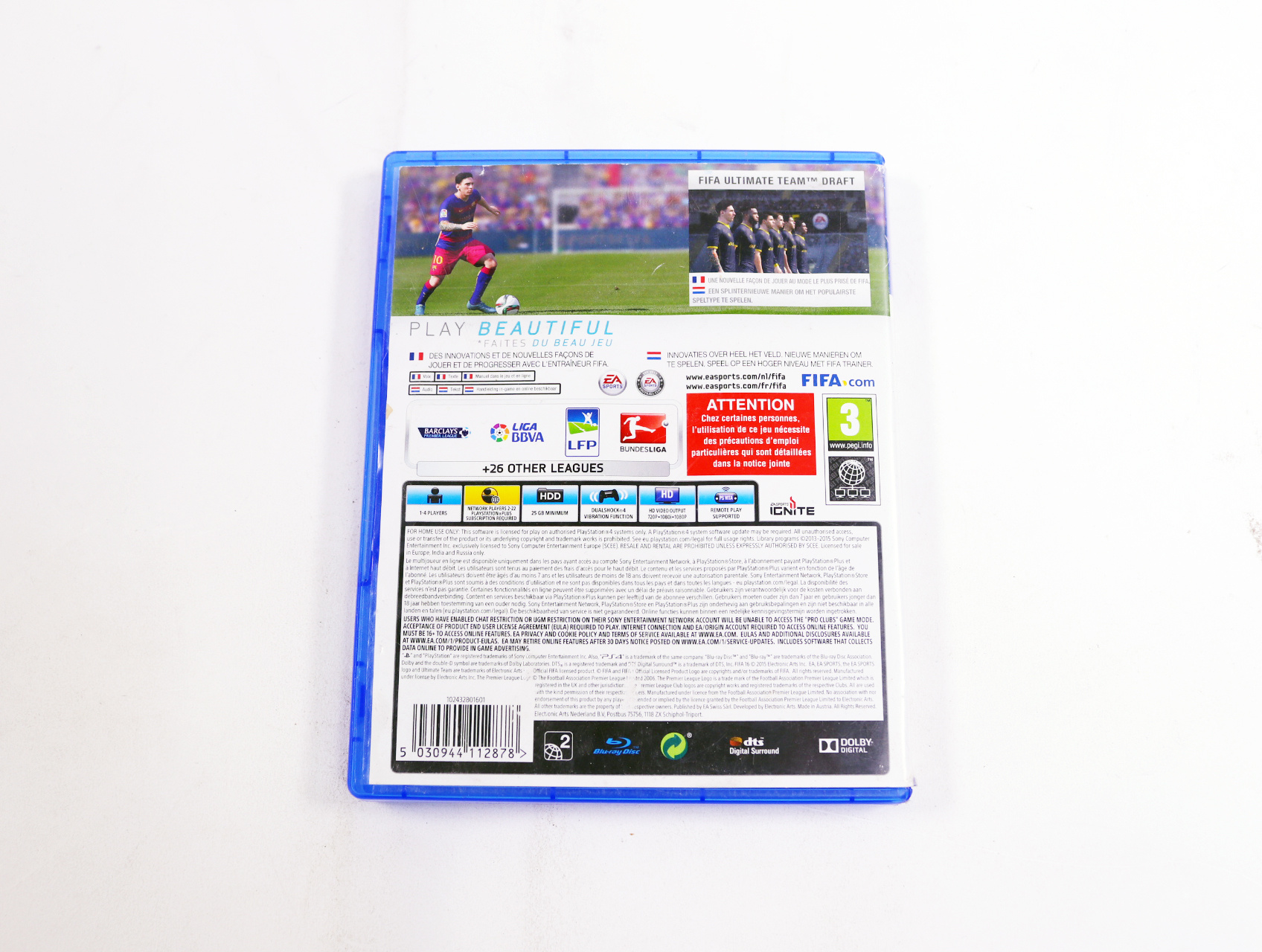 Playstation 4 - Fifa 16 [No Manual] [Gebruikt] - Gebruikt - productfoto 3