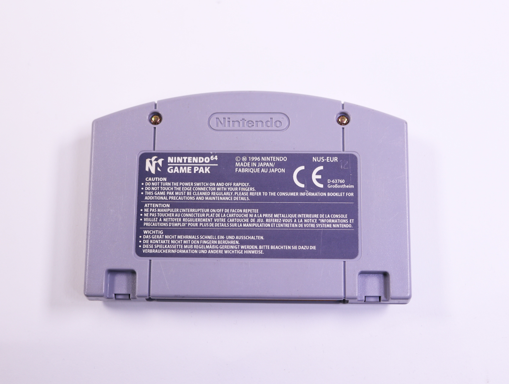 N64 - International Superstar Soccer 64 - productfoto 2