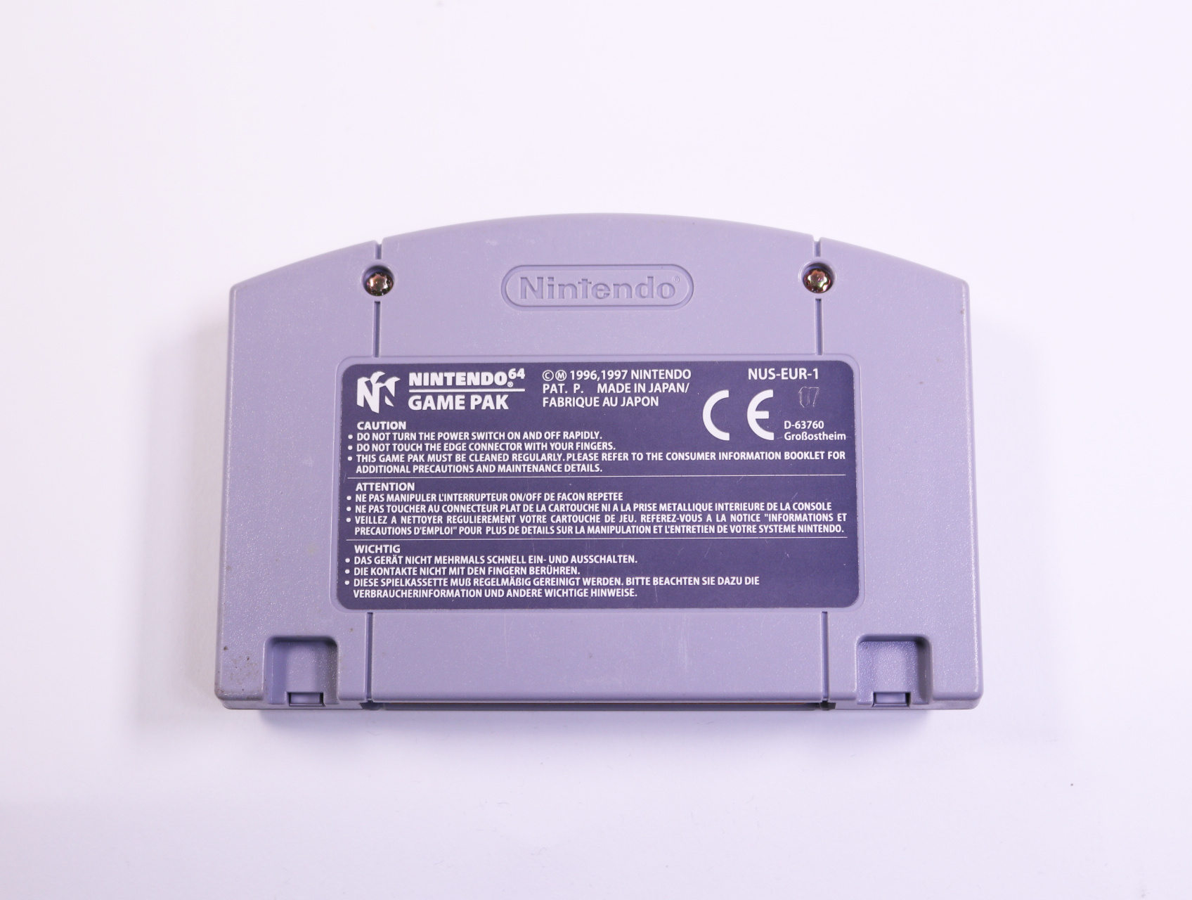N64 - Super Mario 64 - productfoto 2