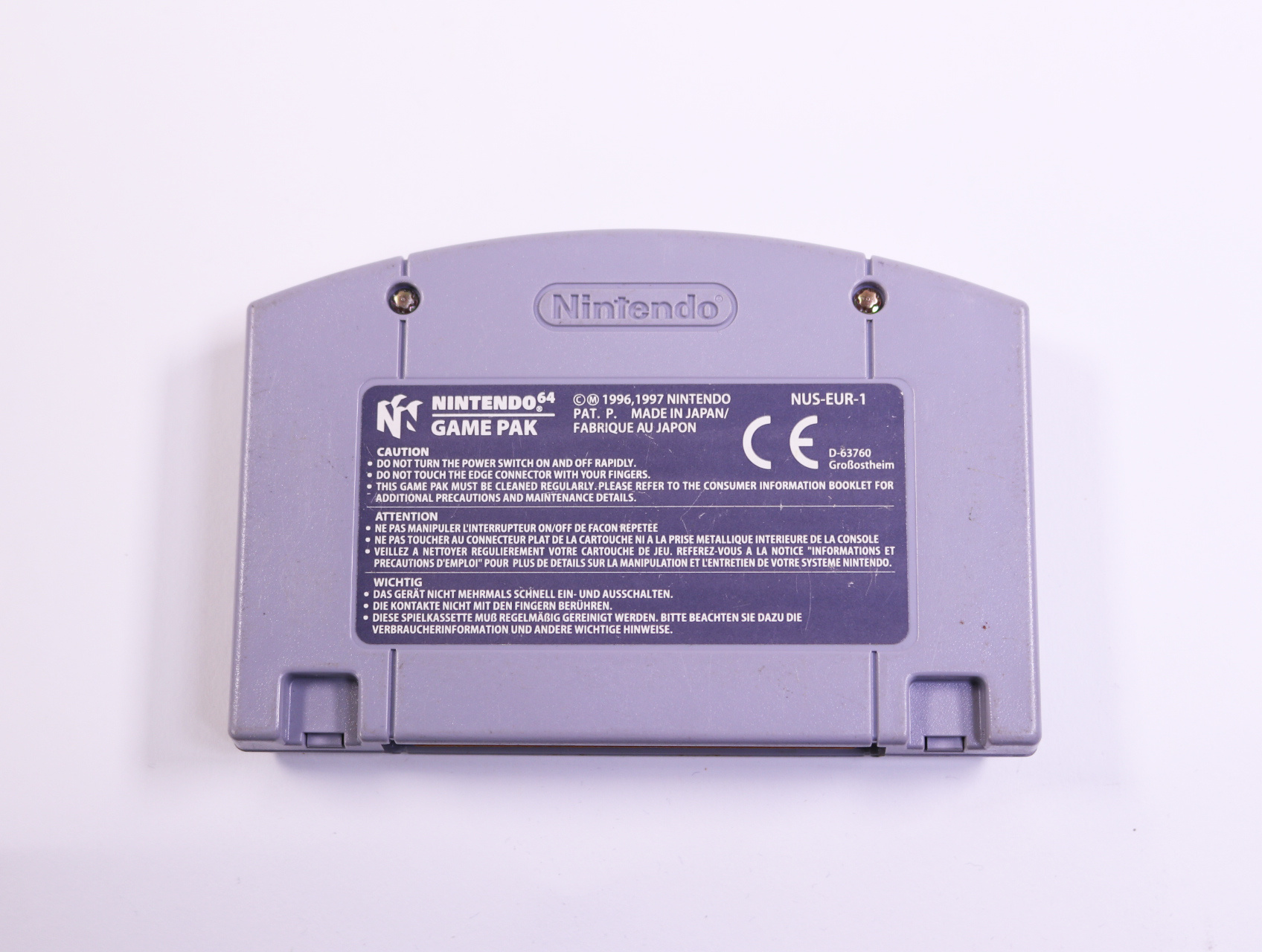 N64 - Wayne Gretzky's 3D Hockey '98 - productfoto 2