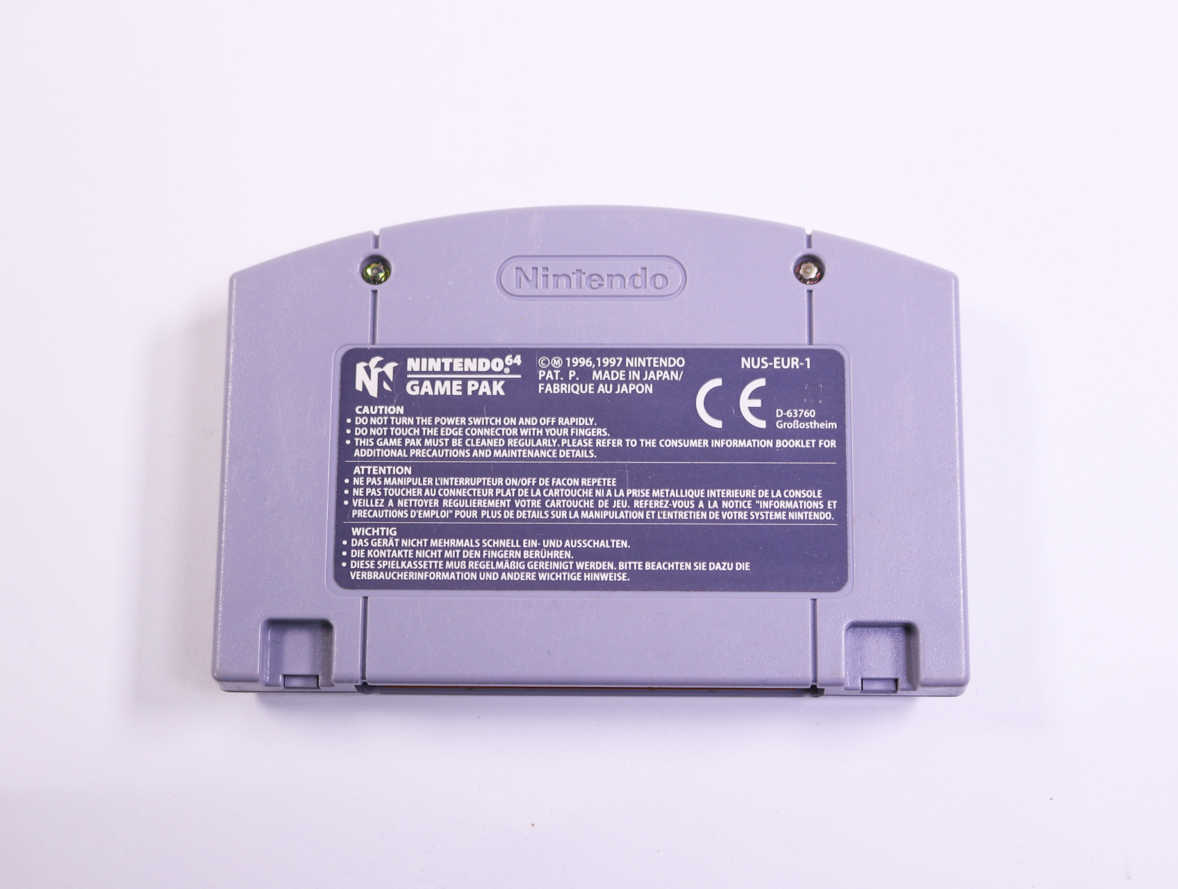 N64 - International Superstar Soccer 98 - productfoto 2