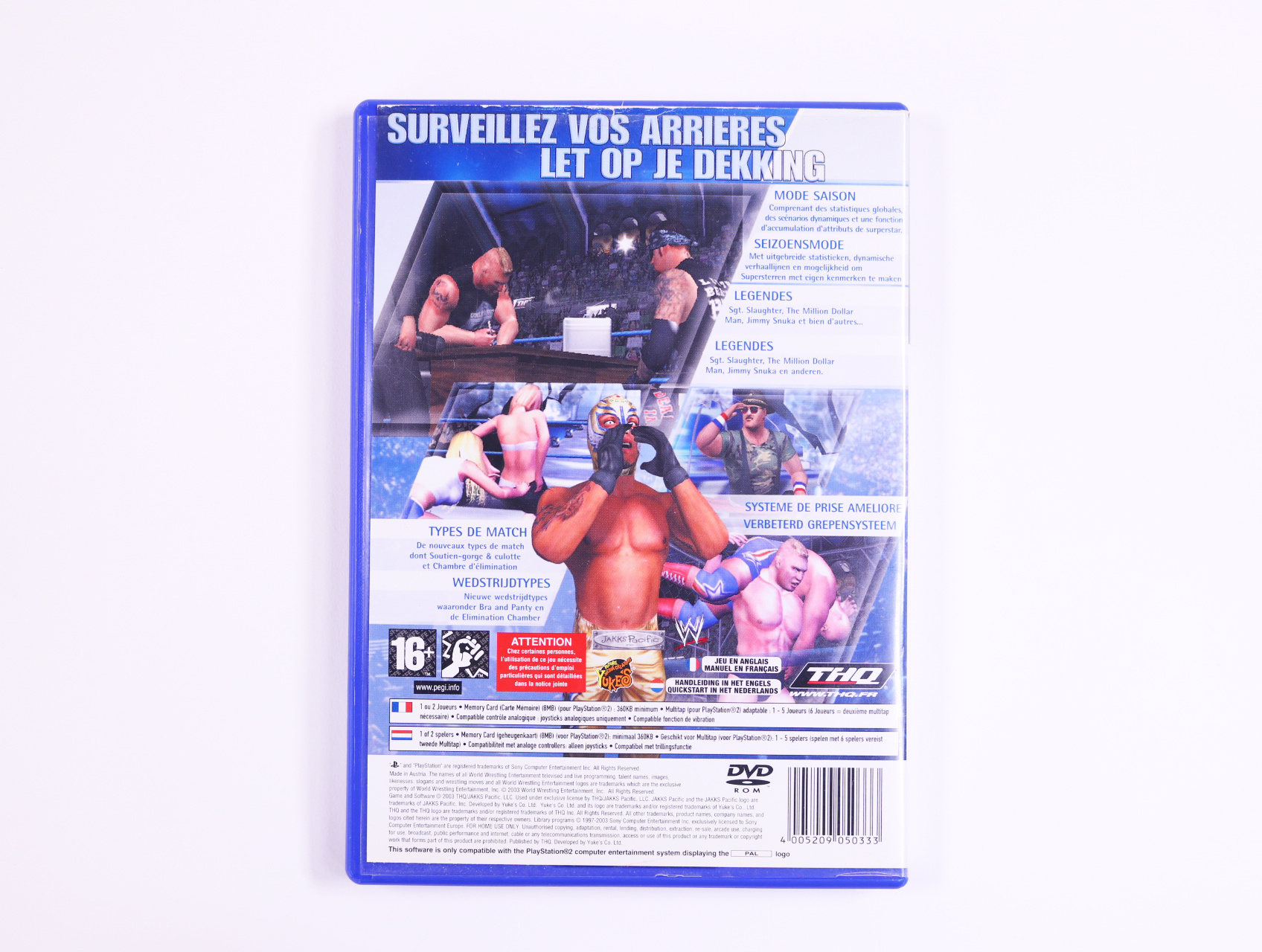 PlayStation 2 - WWE SmackDown! Here Comes the Pain - productfoto 2