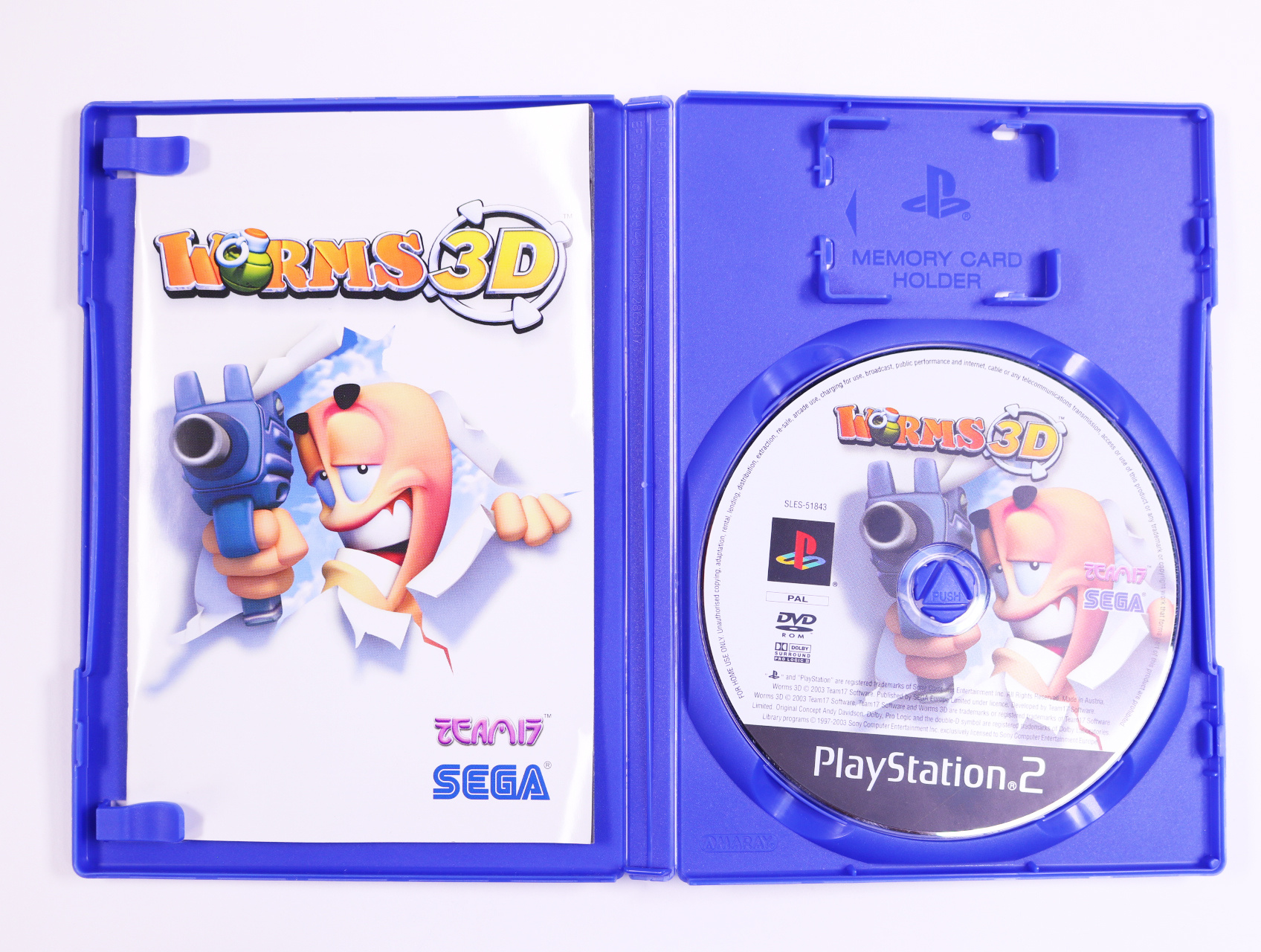PlayStation 2 - Worms 3D - productfoto 3